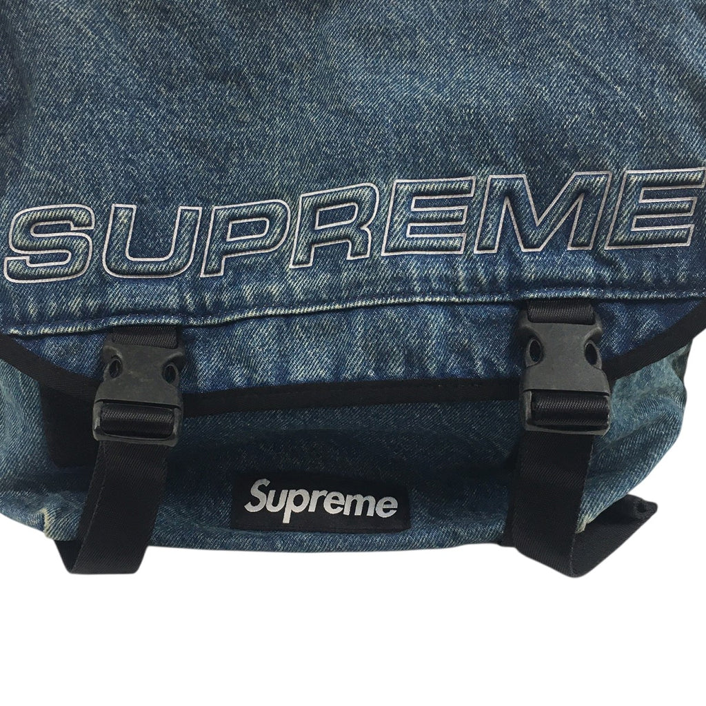 Supreme(シュプリーム) 25AW Denim Messenger Bagロゴ デニム 