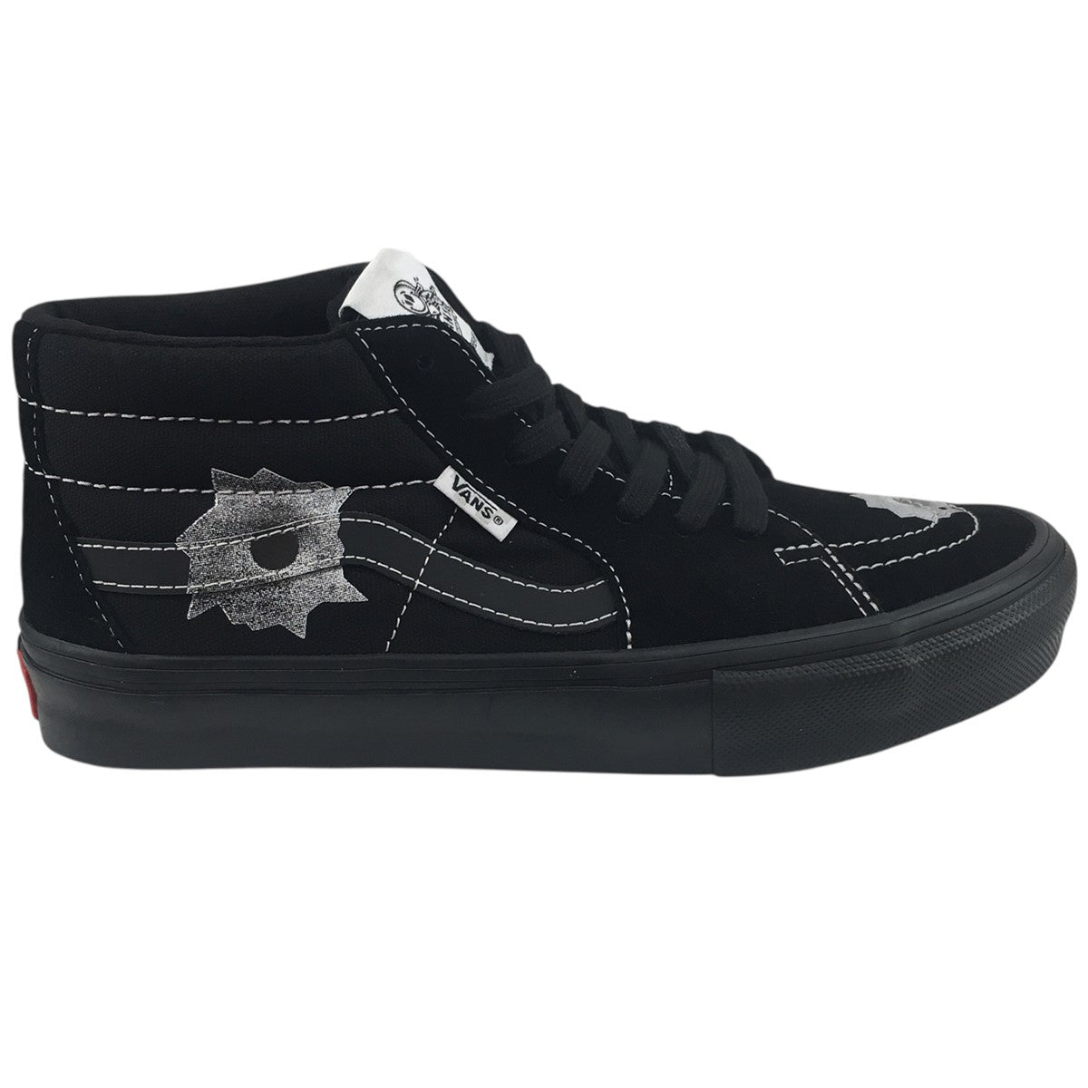 25SS Nate Lowman × Vans Skate Grosso Mid Bullet Holeネイトローマン スケートグロッソ ミッド バレットホール フラワー スニーカー 靴