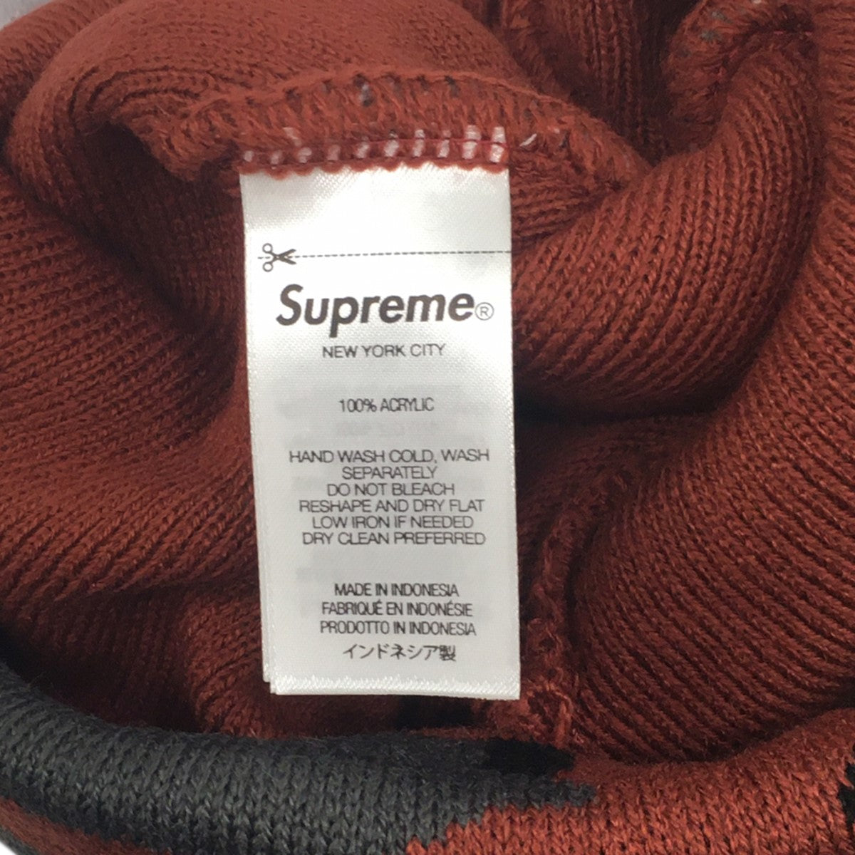25AW Camo Big Logo Beanieカモ 迷彩 ビッグ ロゴ ビーニー ニットキャップ