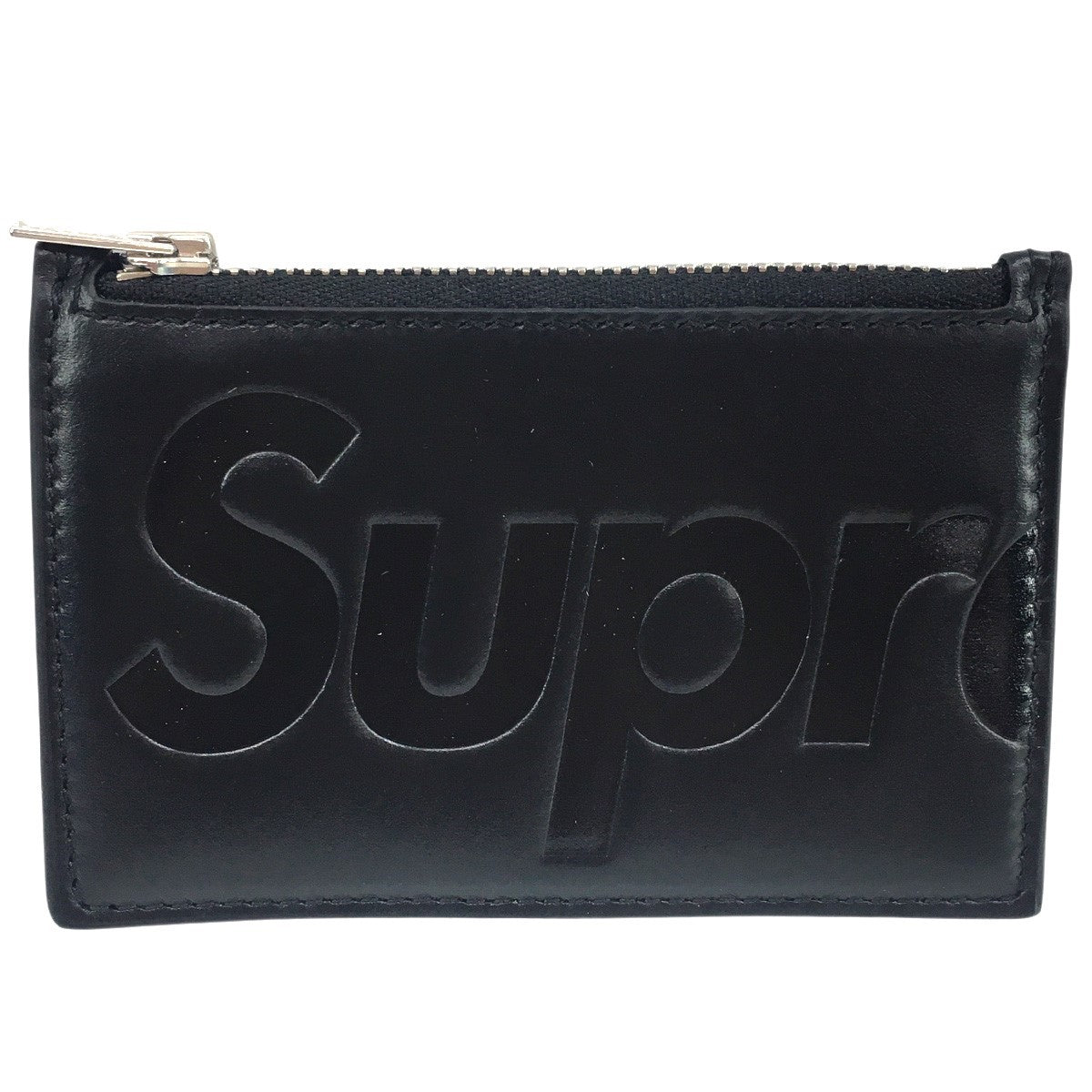 25AW Leather Zip Card Holder ロゴ ジップ レザーカードケース