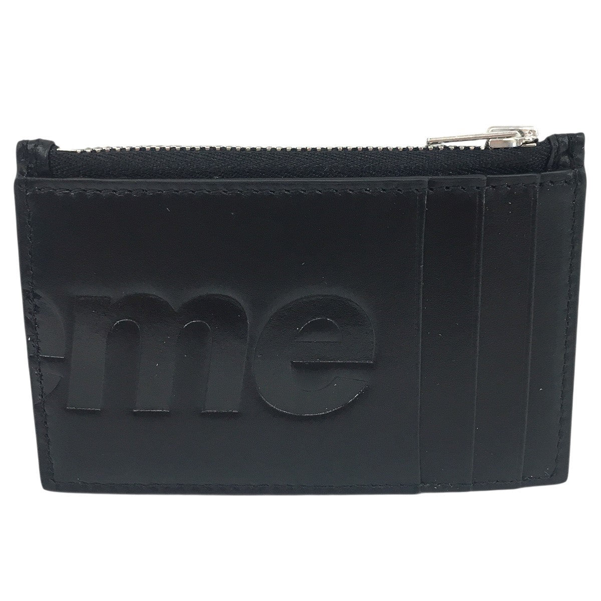 25AW Leather Zip Card Holder ロゴ ジップ レザーカードケース