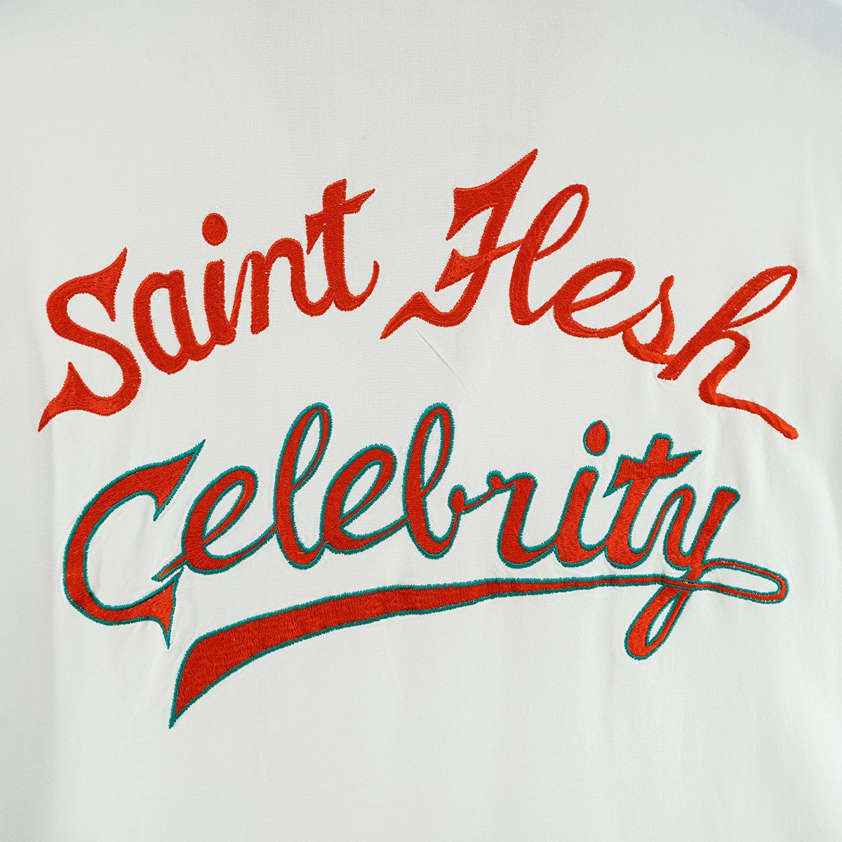 26SS PIZZA SHIRT／SAINTロゴ ピザ オープンカラー 半袖シャツ