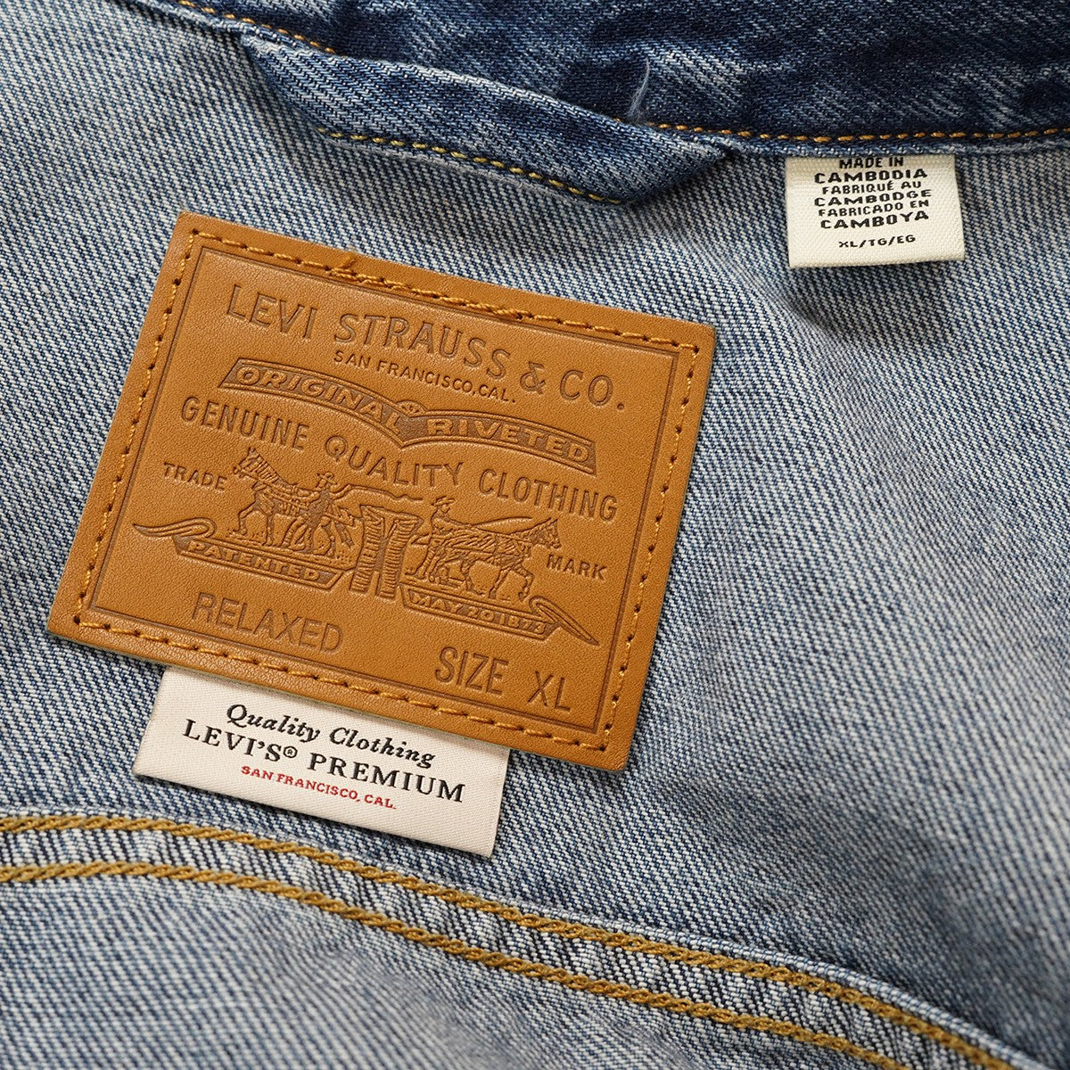 Type I Trucker Jacket 1ST ファースト ビッグEタイプ 1 RELAXED リラックスフィット デニム トラッカー ジャケット