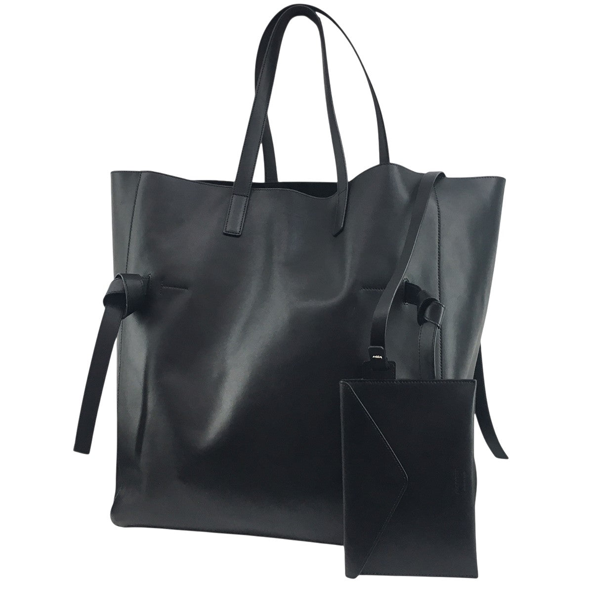 LACE SHOPPER LG BAGレース ショッパー ロゴ ラージ レザー トート バッグ 鞄