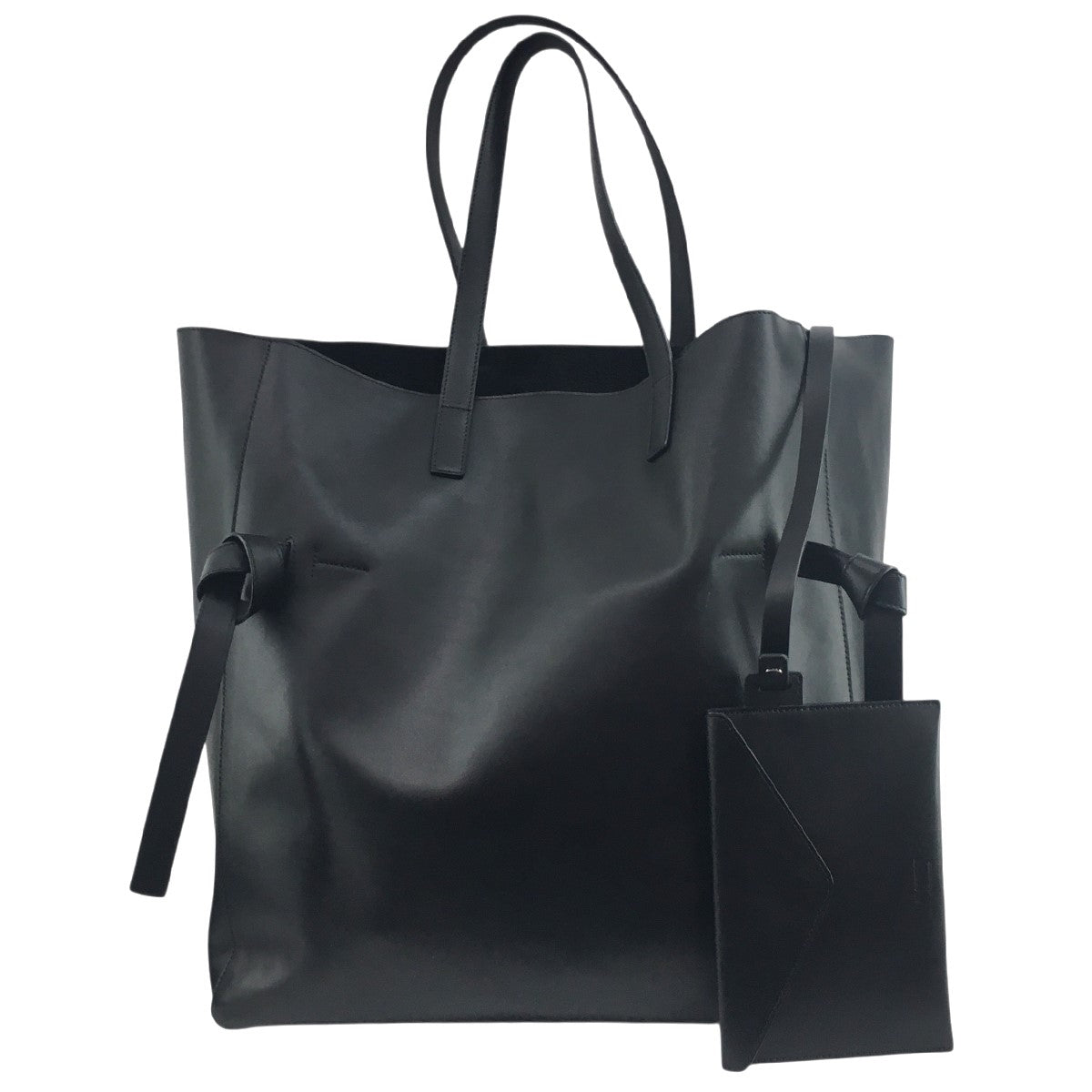 LACE SHOPPER LG BAGレース ショッパー ロゴ ラージ レザー トート バッグ 鞄