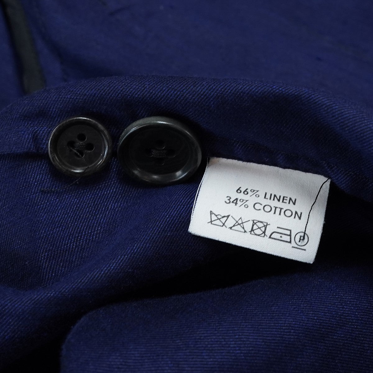 16SS リネン コットン 薄手 テーラード 2B ジャケット