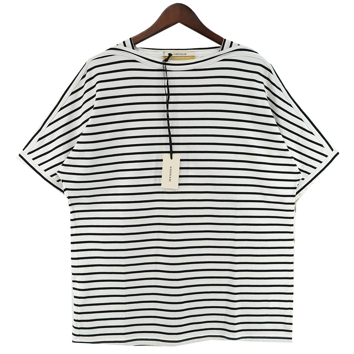 23SS BOATNECK T-SHIRT BORDER ボートネック ボーダー Tシャツ