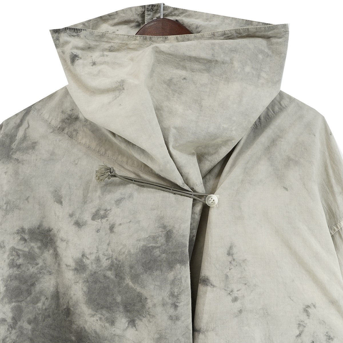 MOUNTAIN PARKA MARBLE DYENIGブロード マーブルダイ ループ留め シャーリング マウンテンパーカー