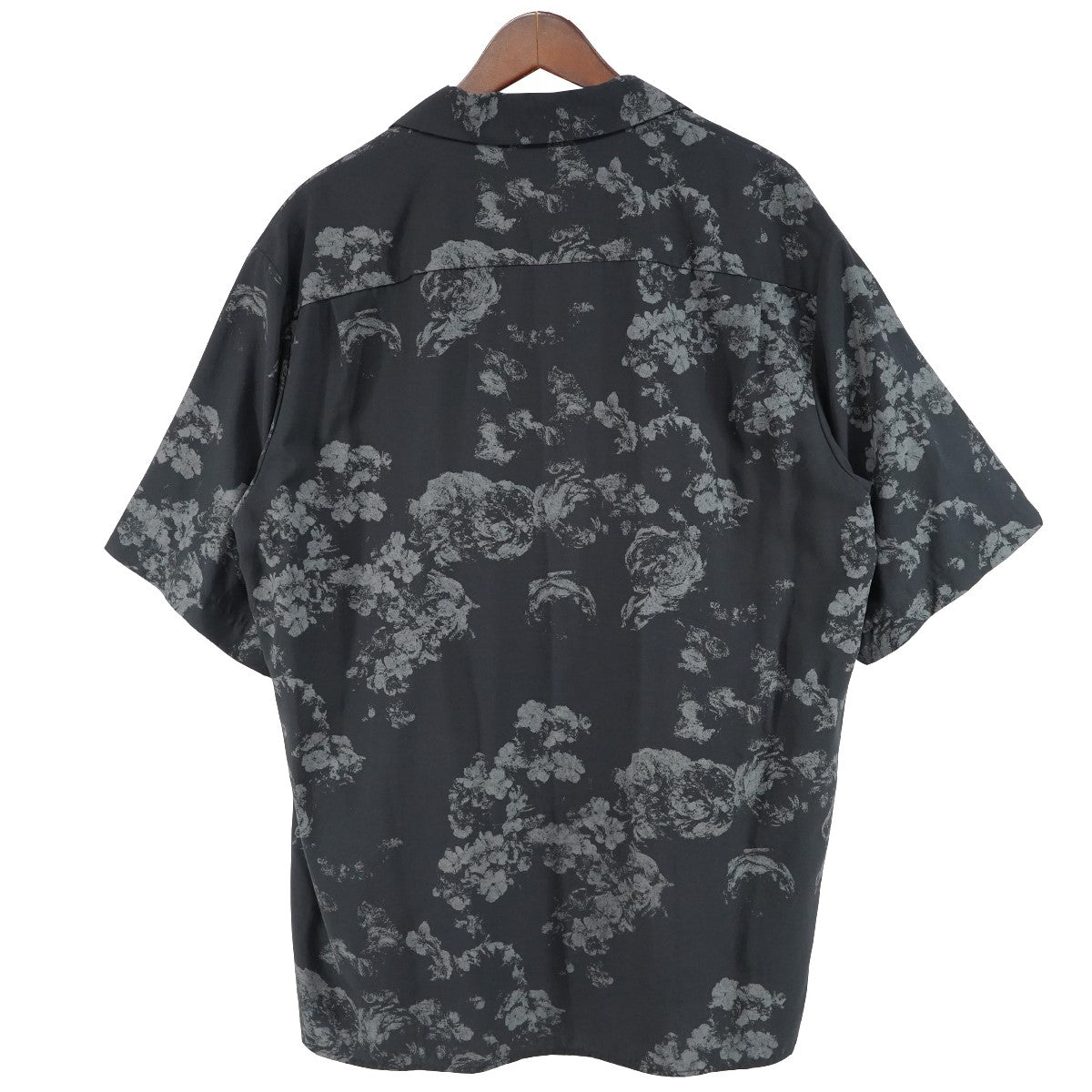 24SS RY／PE POPLIN NEW ROSE MIX SHORT SLEEVE OPEN COLLAR SHIRTローズ フラワー オープンカラー 半袖シャツ