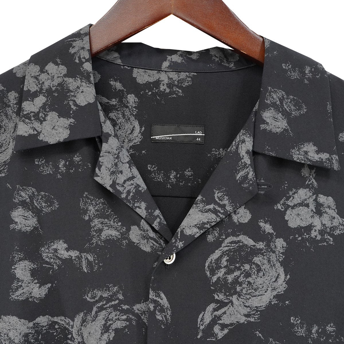 24SS RY／PE POPLIN NEW ROSE MIX SHORT SLEEVE OPEN COLLAR SHIRTローズ フラワー オープンカラー 半袖シャツ