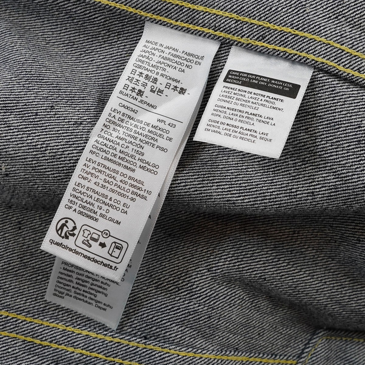 1961 TYPEIII 557 TRUCKER JACKET 3rd  Big E復刻 ビッグE サード デニム トラッカー ジャケット