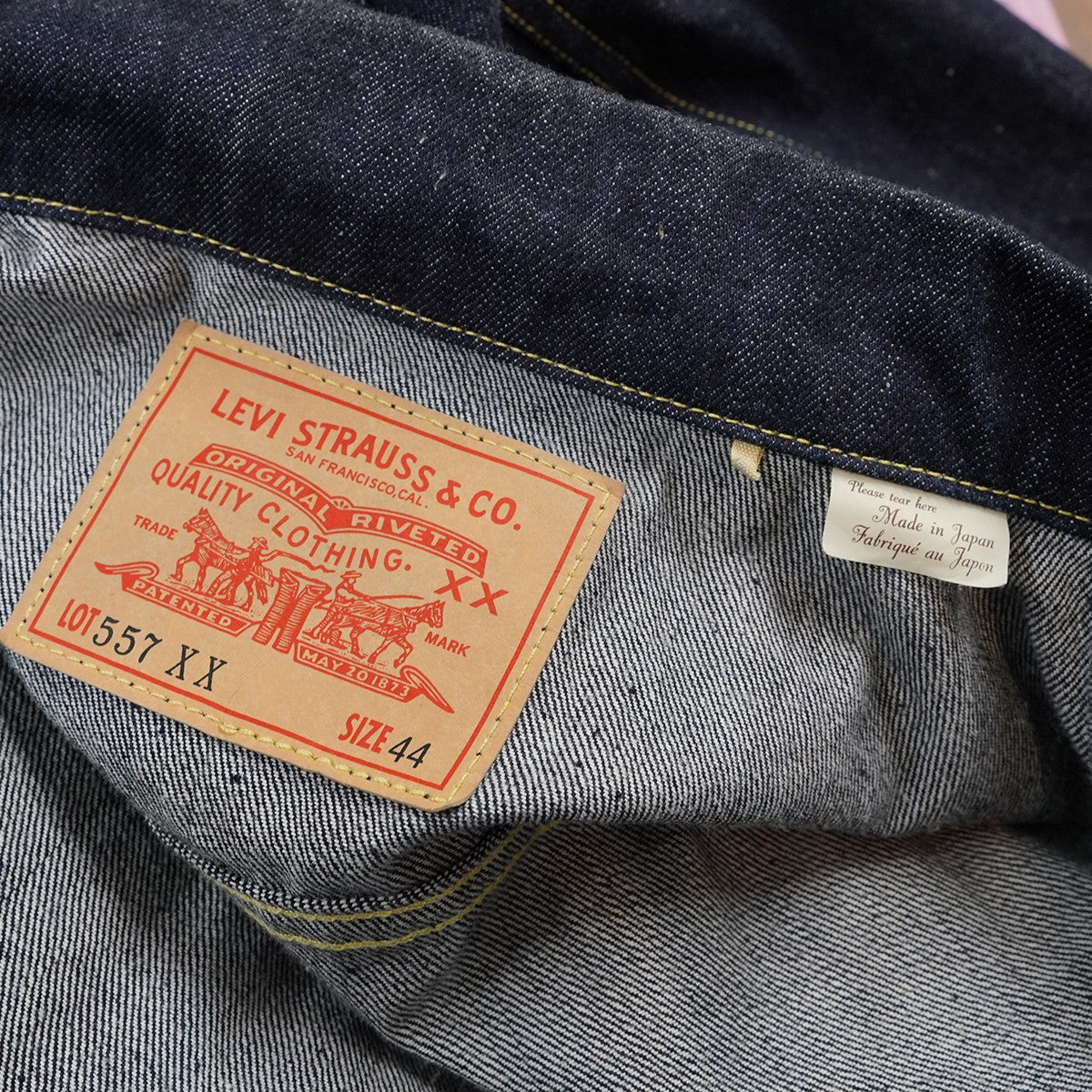 1961 TYPEIII 557 TRUCKER JACKET 3rd  Big E復刻 ビッグE サード デニム トラッカー ジャケット