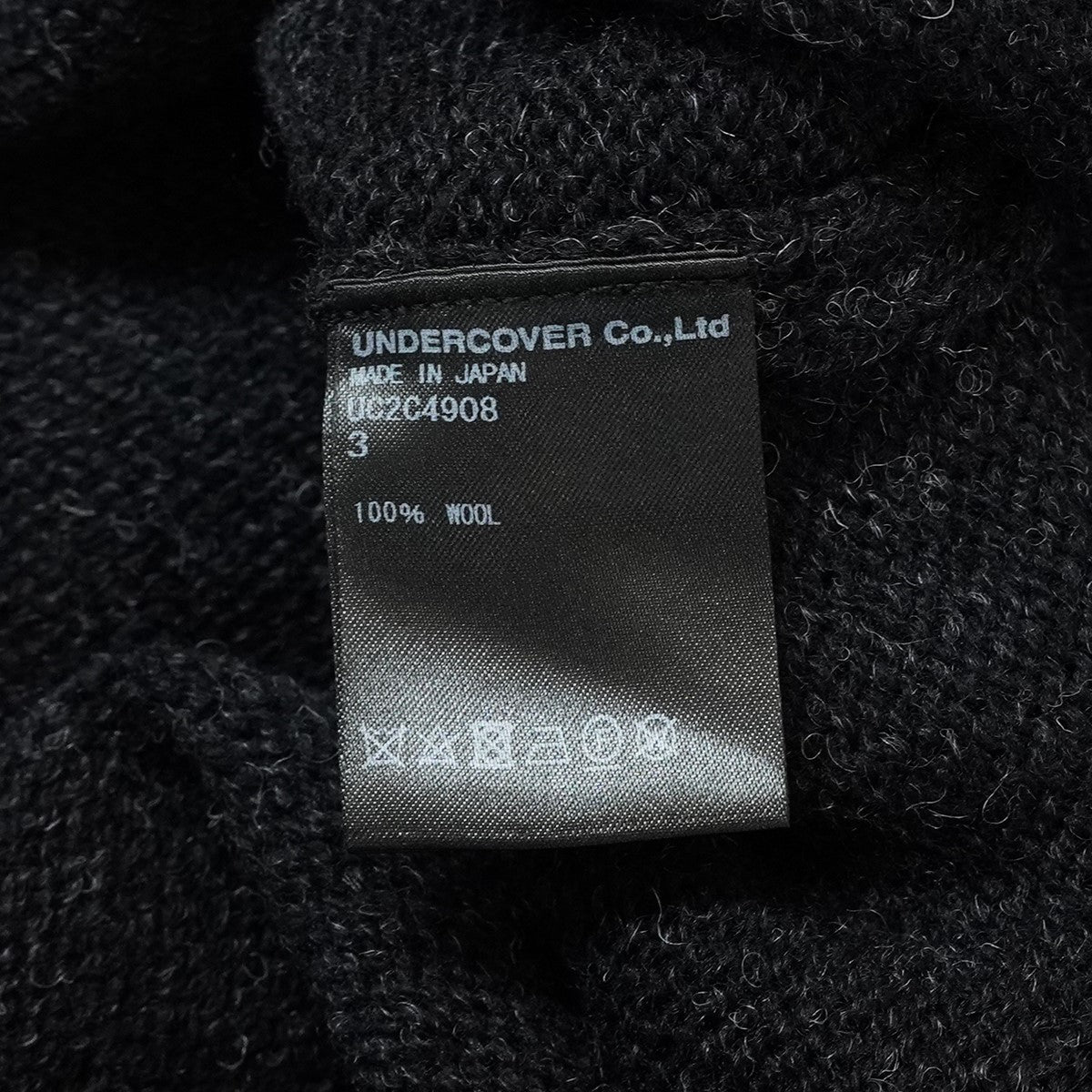 24AW 袖ZIPクルーネックニット ロング ジップ セーター