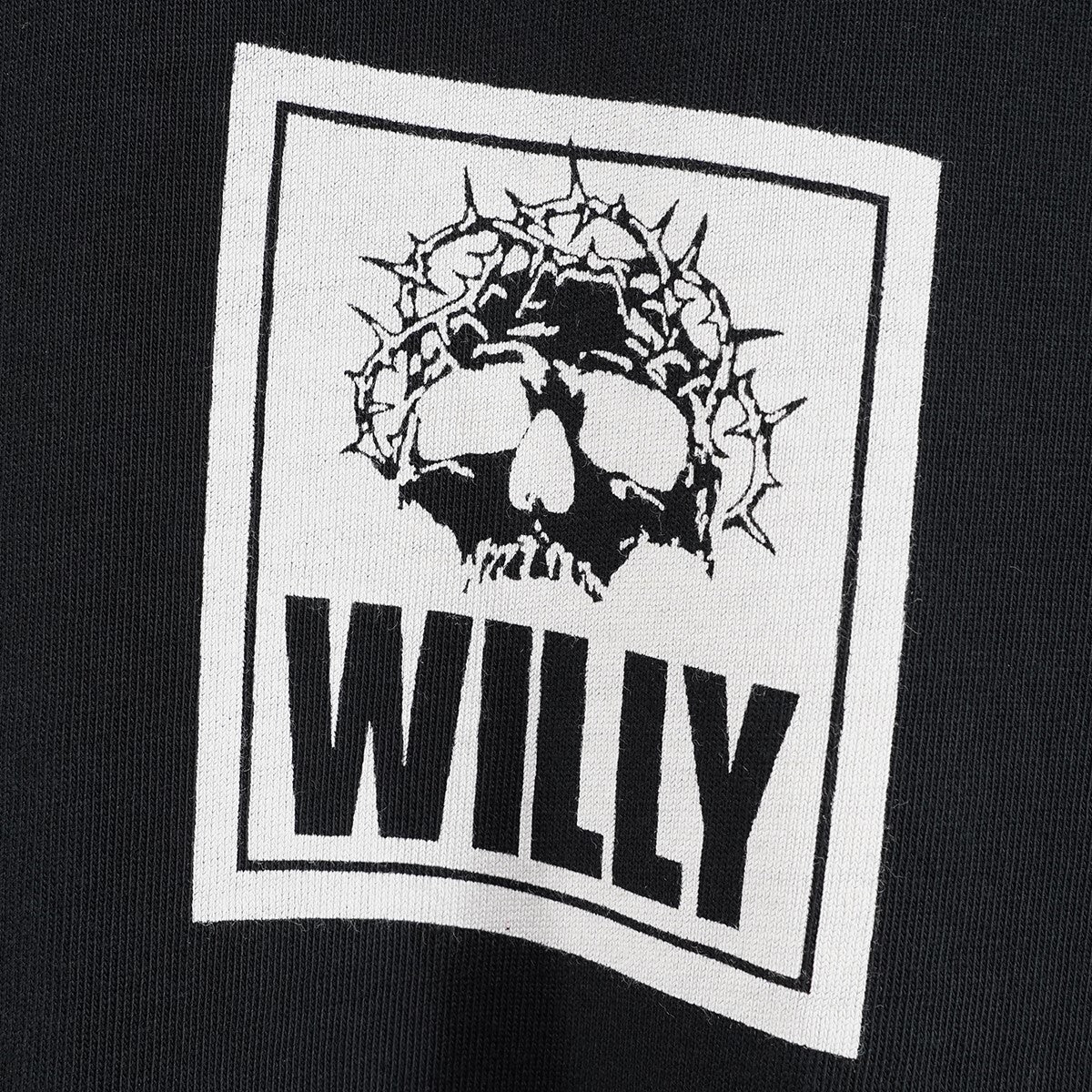 23AW WILLY SKULL SQUARE BUFFALO T-SHIRT短丈 ワイド スクエア グラフィック  Tom Tosseyn トム・トセイン  Tシャツ