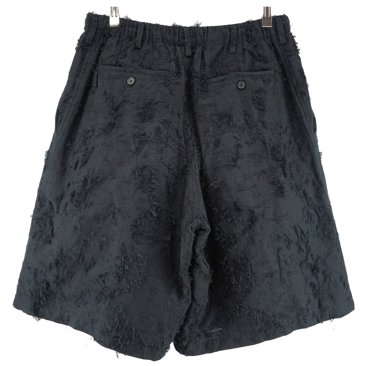 24SS COTTON BOTANICAL SHEER JACQUARD SHORT PANTSボタニカル シアージャカード フリンジ イージー ショーツ ハーフ パンツ