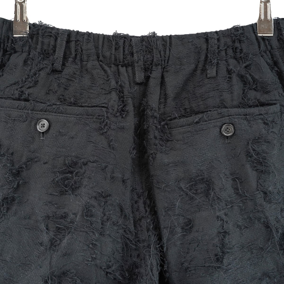 24SS COTTON BOTANICAL SHEER JACQUARD SHORT PANTSボタニカル シアージャカード フリンジ イージー ショーツ ハーフ パンツ