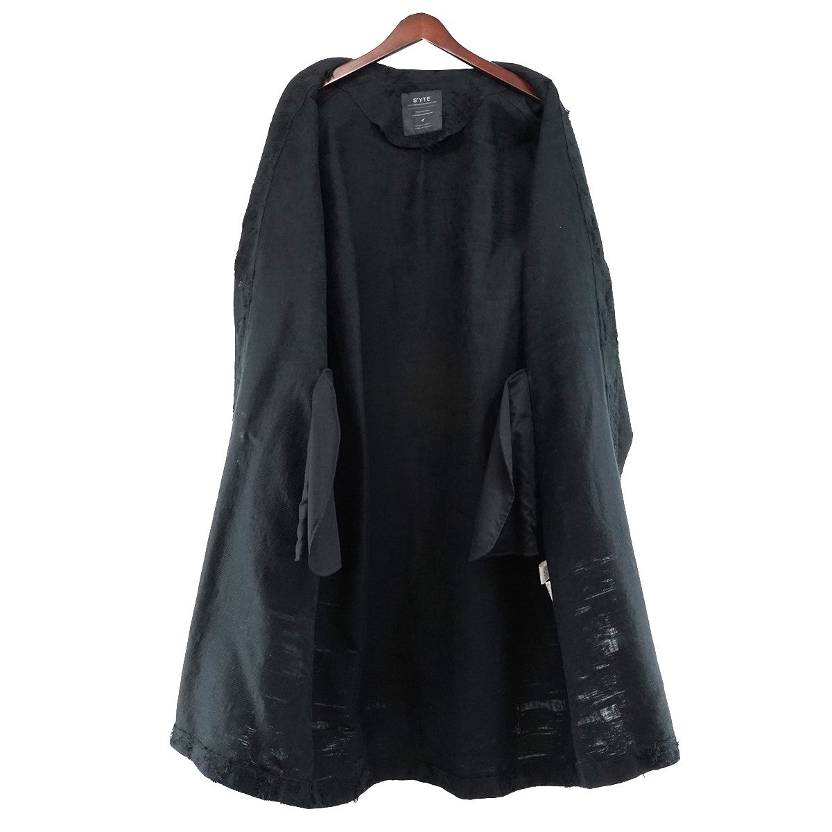 26SS COTTON BOTANICAL SHEER JACQUARD ONE-BUTTON LONG COATコットン ボタニカル シアー ジャガード ワンボタン ロング コート