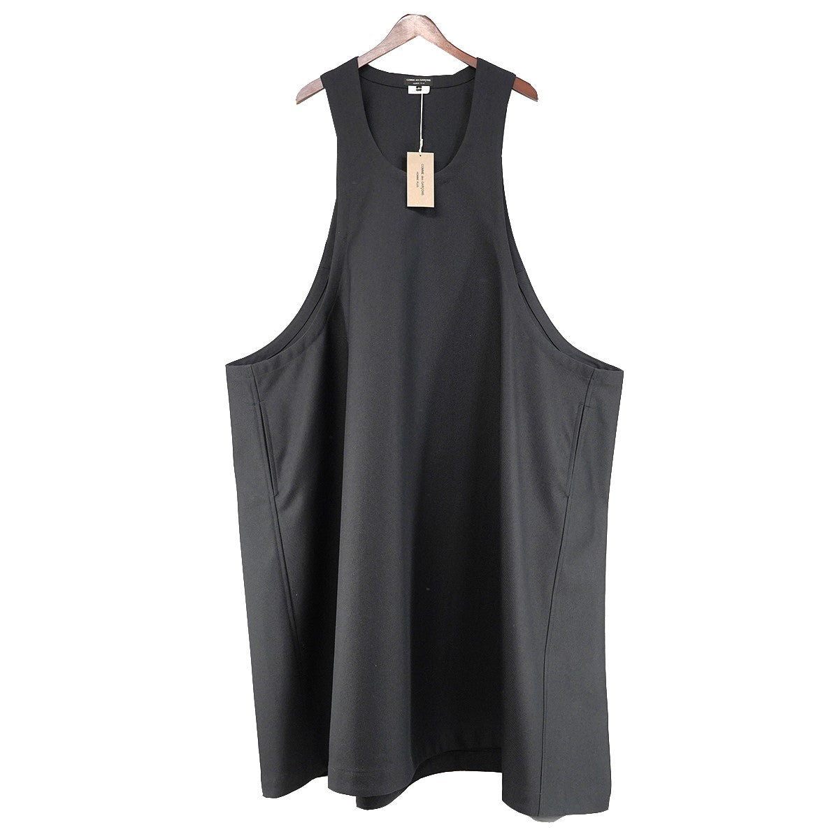 26AW SQUARE JUMPER DRESSエステルウール二重織ギャバジン ワンピース