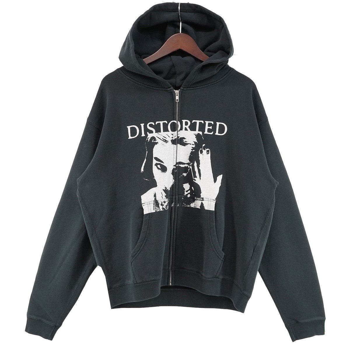 26AW DISTORTED Girl Zip-up Hoodieディストーテッド ガール ジップ フーディ パーカー