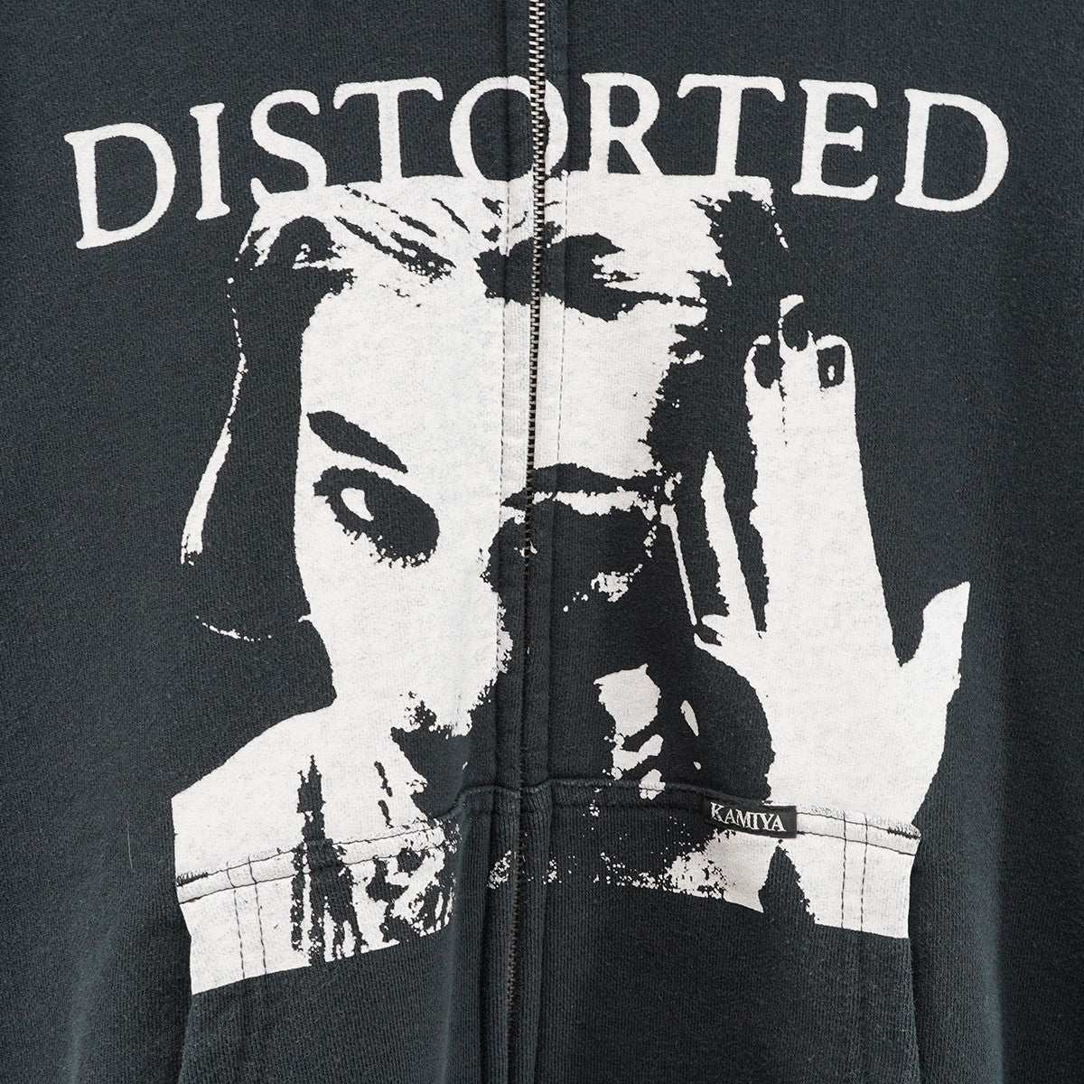 26AW DISTORTED Girl Zip-up Hoodieディストーテッド ガール ジップ フーディ パーカー