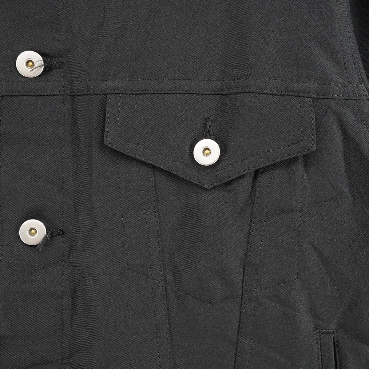 24SS ノーカラー カットオフ デザイン 薄手 ブルゾン ジャケット