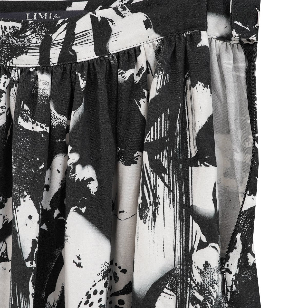 LIMI feu(リミフゥ) 25SS Polyester Flower Print Gathered Skirt