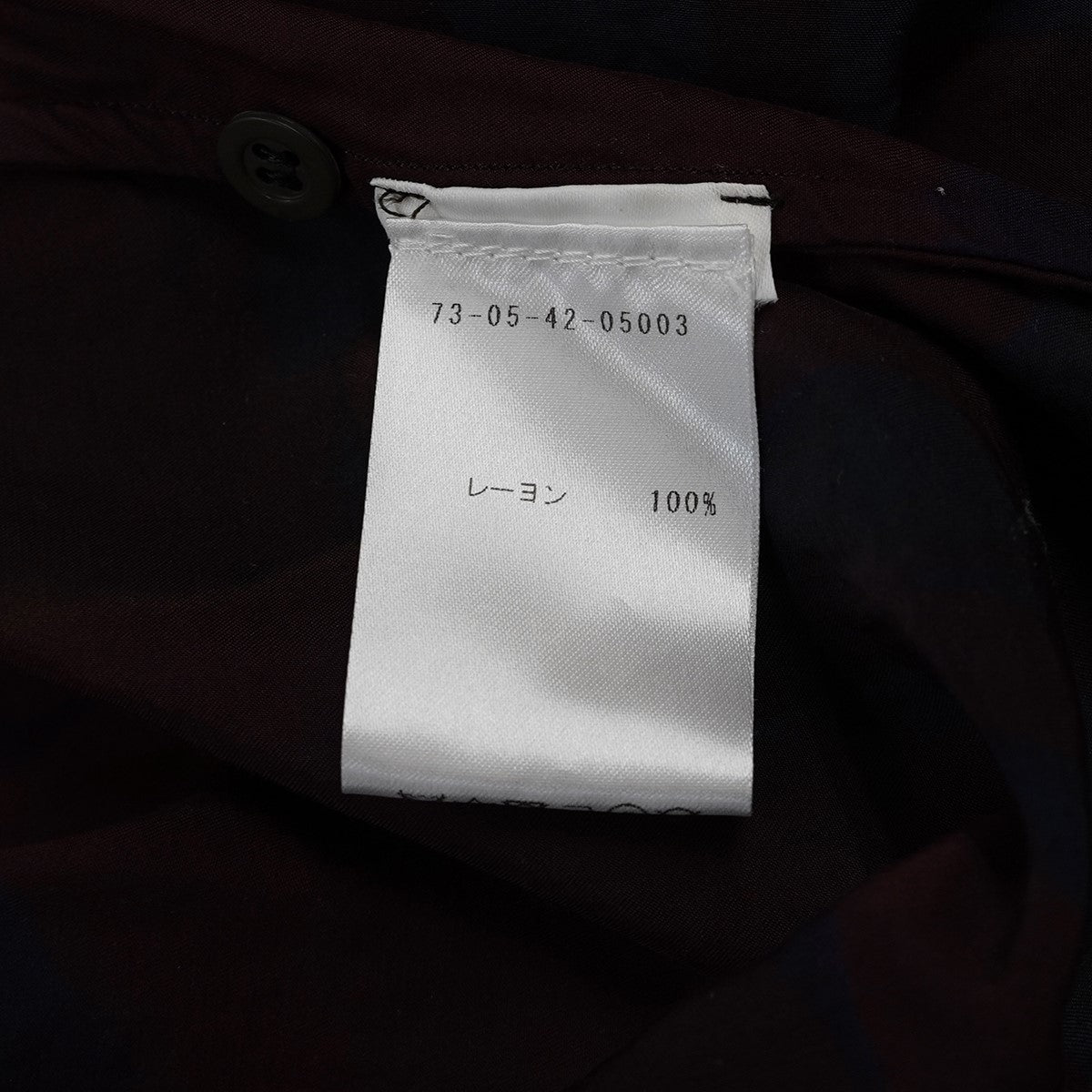 24SS CASSI 半袖レーヨンオープンシャツアブストラクト柄 プリント シャツ