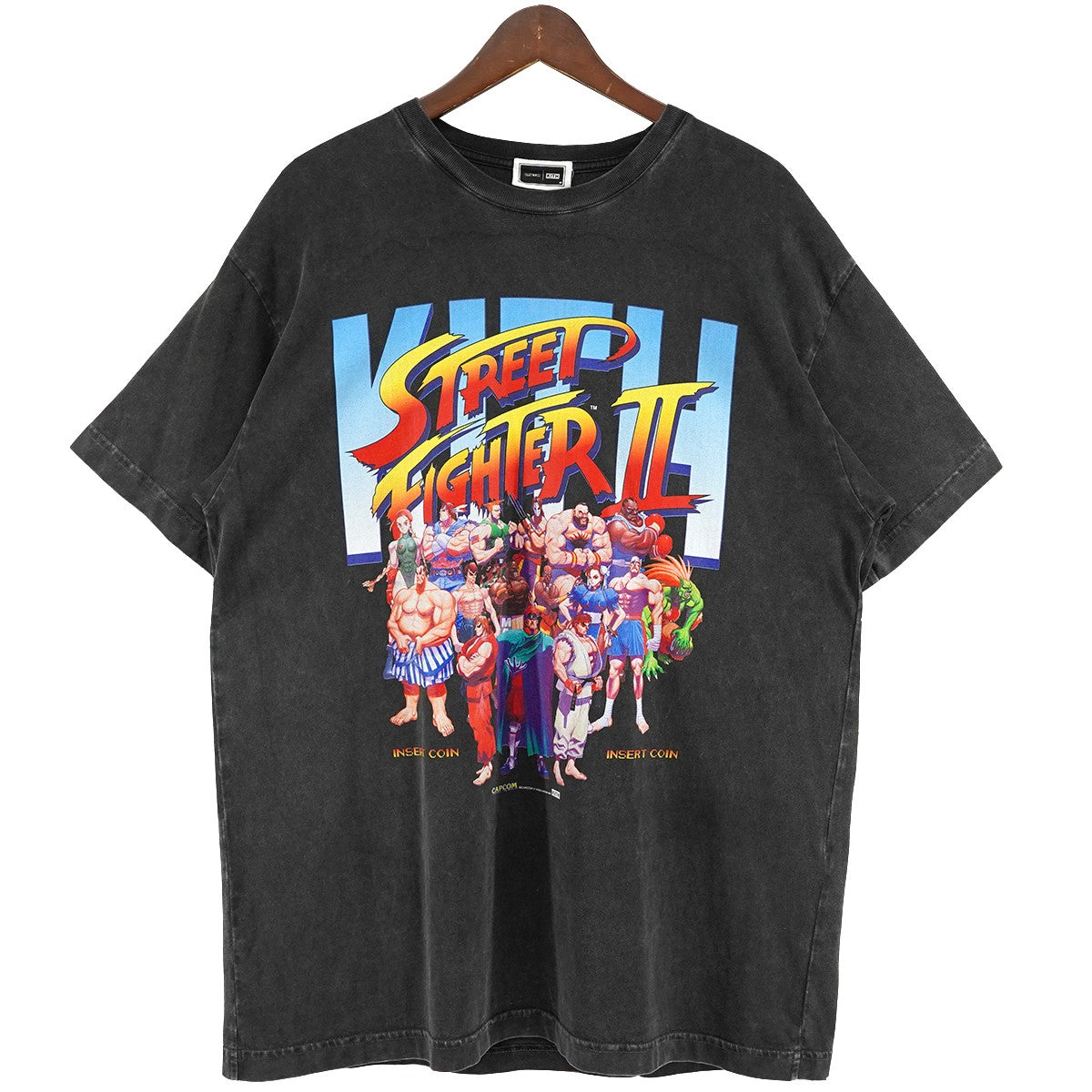 25AW x Capcom Super Street Fighter Vintage Tee カプコン コラボウォッシュ ヴィンテージ加工 スーパーストリートファイターII グラフィック Tシャツ