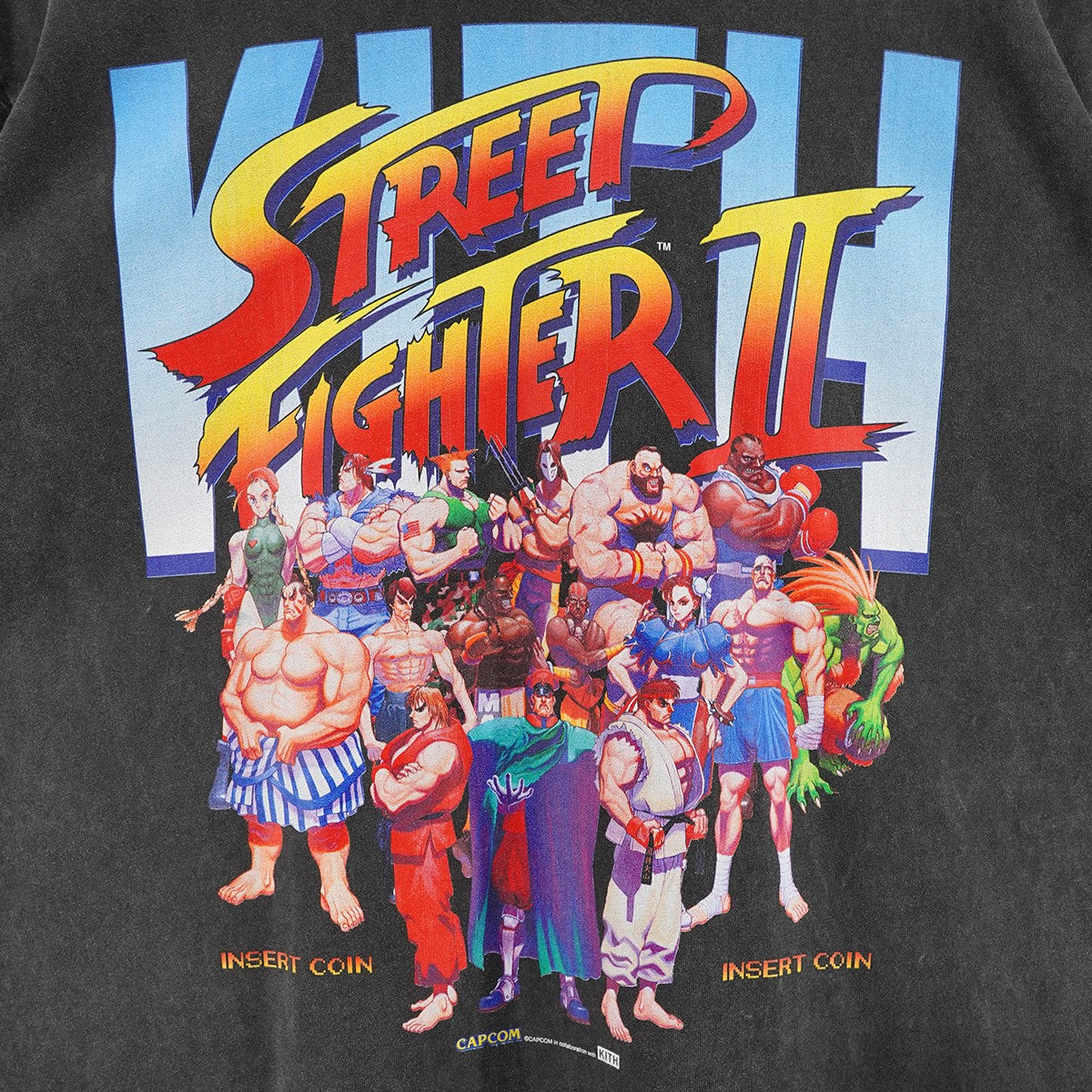 25AW x Capcom Super Street Fighter Vintage Tee カプコン コラボウォッシュ ヴィンテージ加工 スーパーストリートファイターII グラフィック Tシャツ