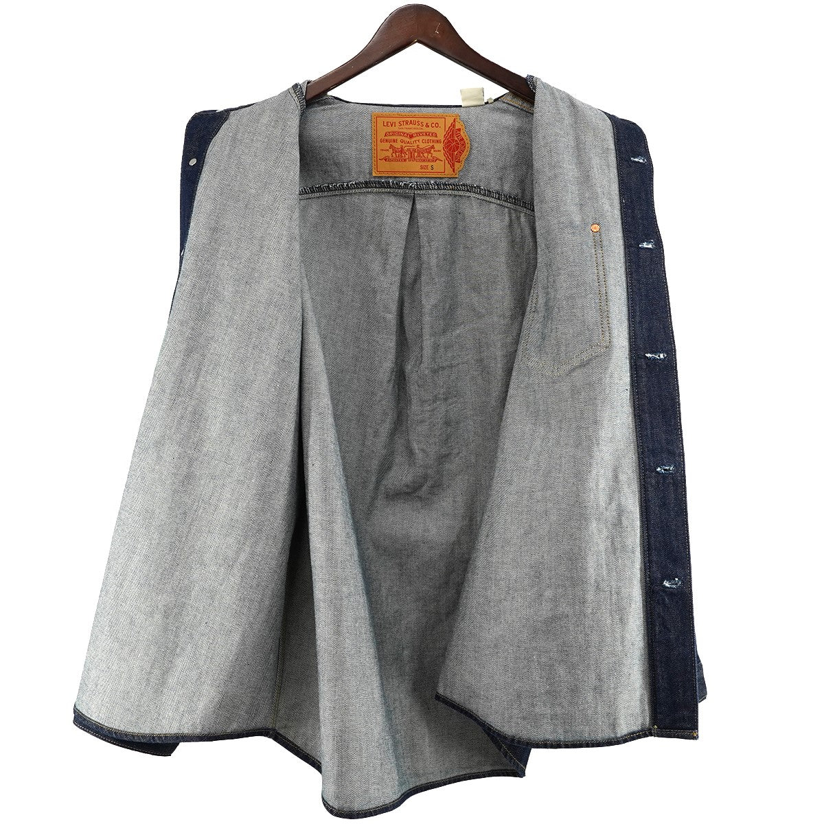 × JORDAN 26SS Overshirt Jacket ジョーダンコラボ12オンスデニム ウイングマーク ロゴ 刻印ボタン オーバーサイズ シャツ ジャケット