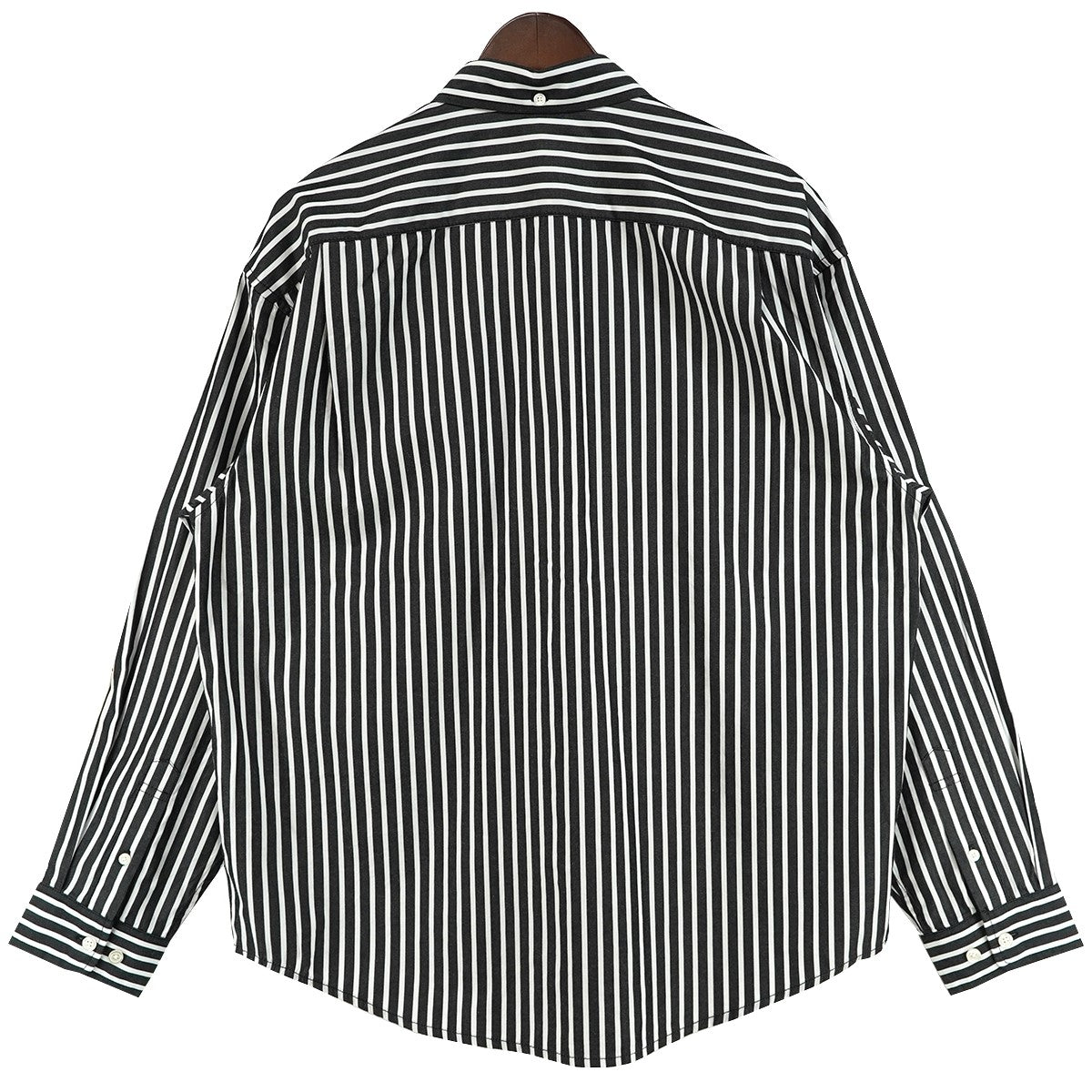 26SS Stripe Shirtストライプ クラウン ロゴ 刺繍 長袖 シャツ