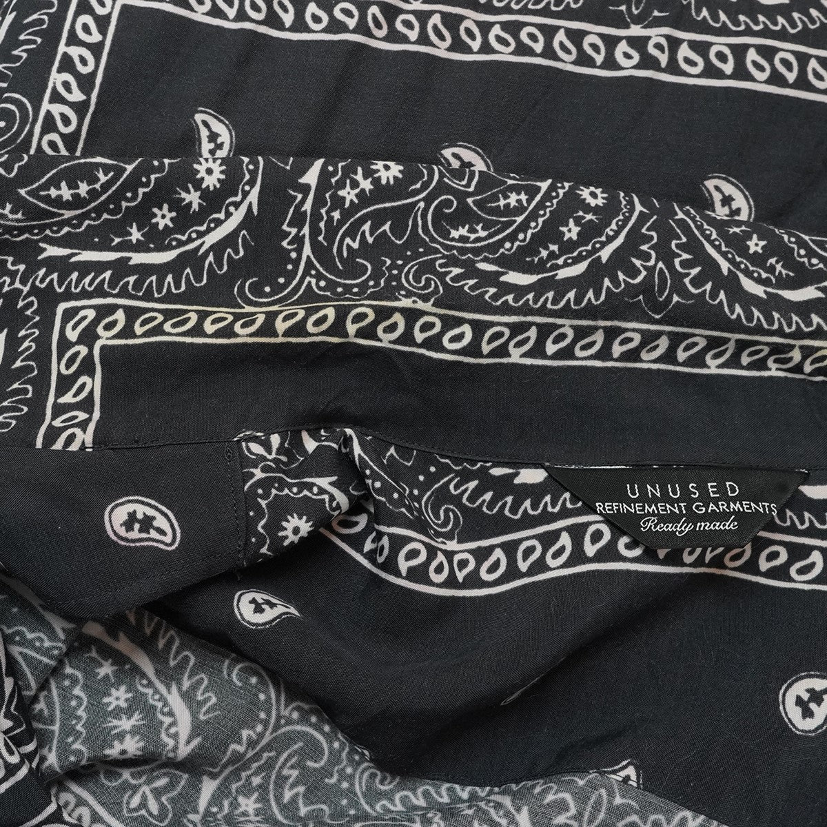 20SS bandanna short sleeve shirtシルク混 バンダナ ショートスリーブ 半袖 シャツ