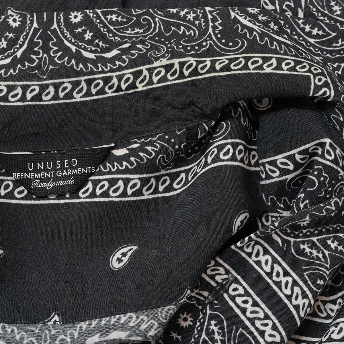 20SS bandanna short sleeve shirtシルク混 バンダナ ショートスリーブ 半袖 シャツ