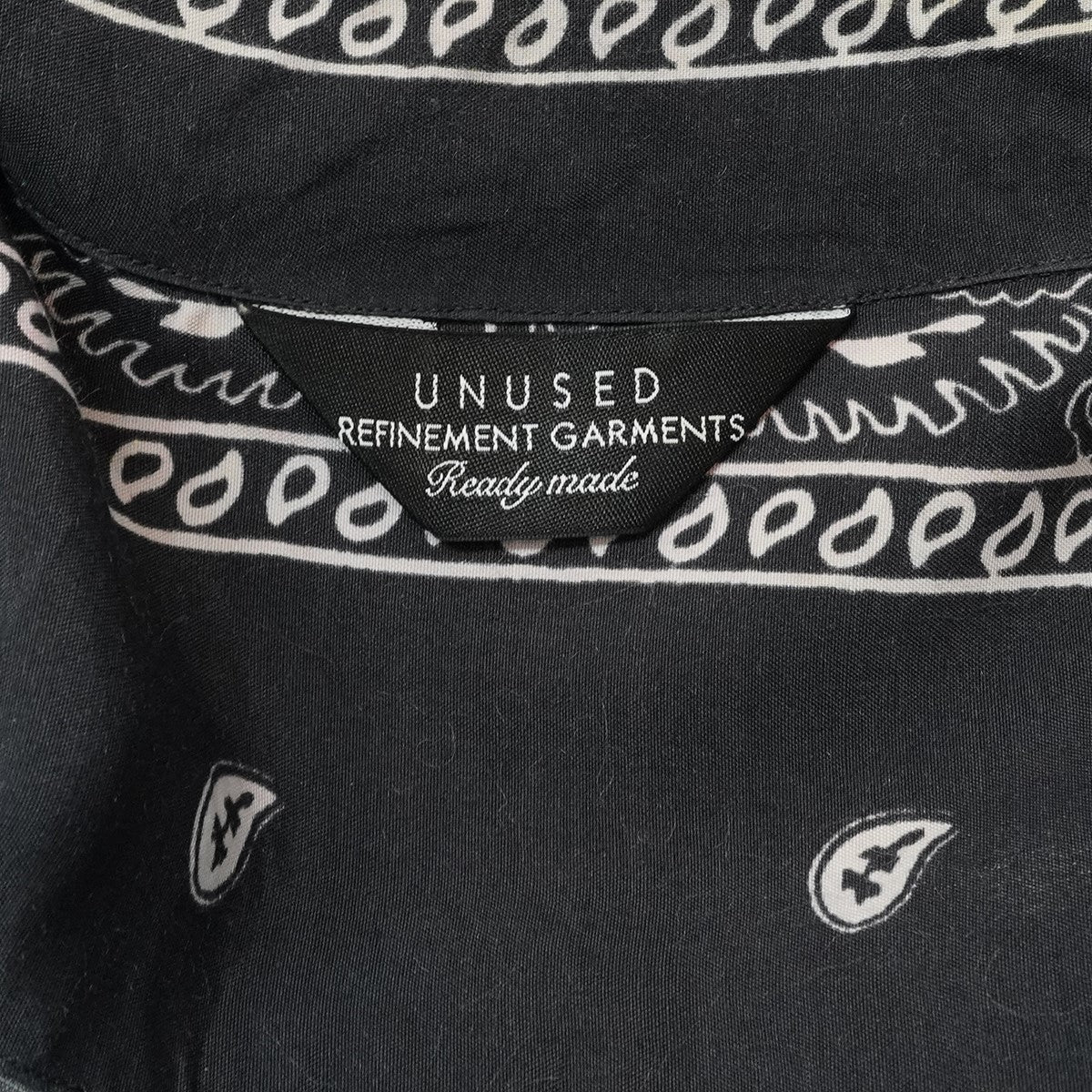 20SS bandanna short sleeve shirtシルク混 バンダナ ショートスリーブ 半袖 シャツ