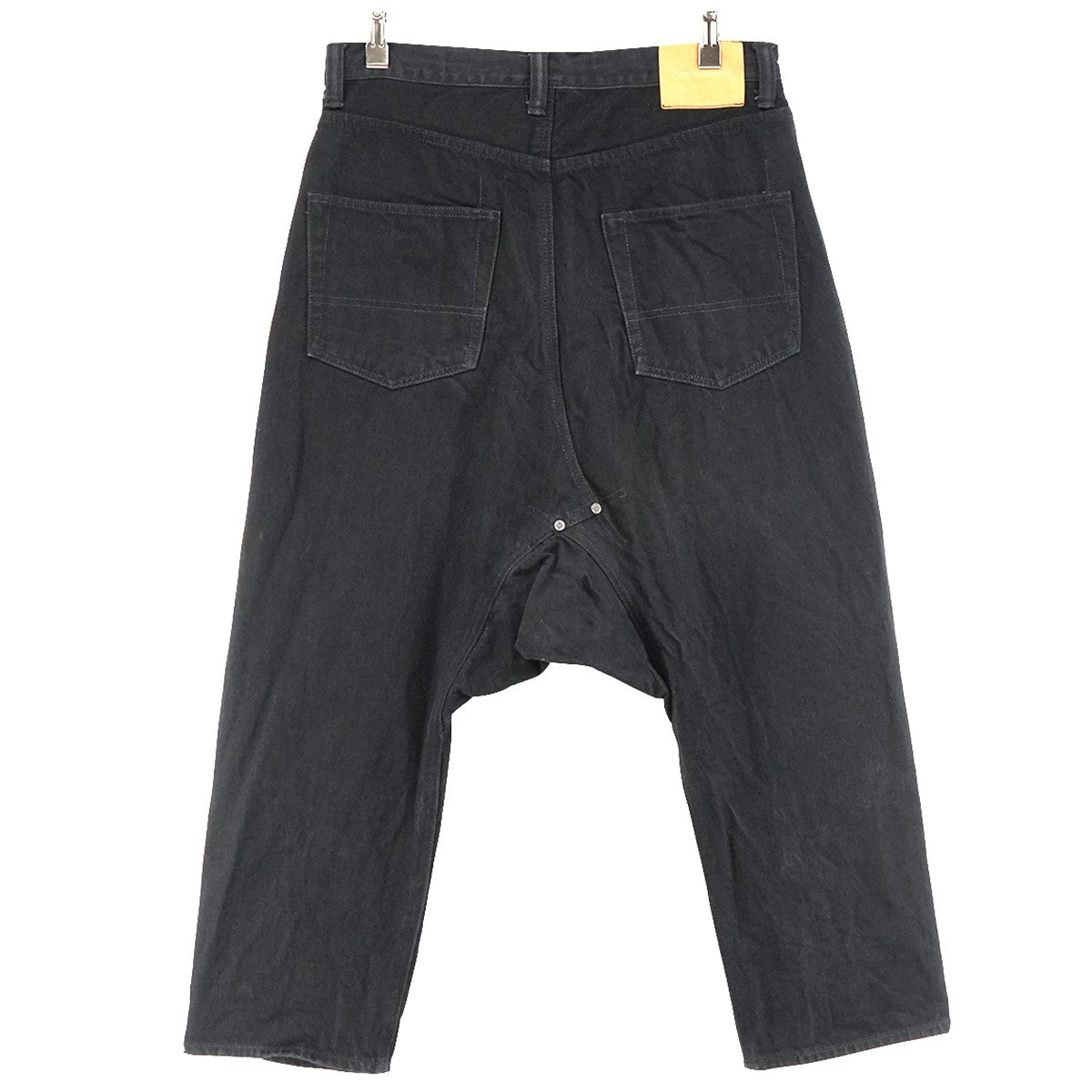 21AW 5POCKETS SAROUEL DENIM PANTS5ポケット サルエルデニムパンツ ワンウォッシュ加工 セルビッジ ジーンズ イージー パンツ