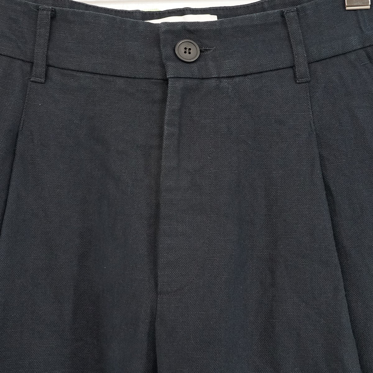18SS BLAKE HOP SACK VOLUME PANTホップサック生地 ワンタック 6ポケット ワイド ボリューム パンツ