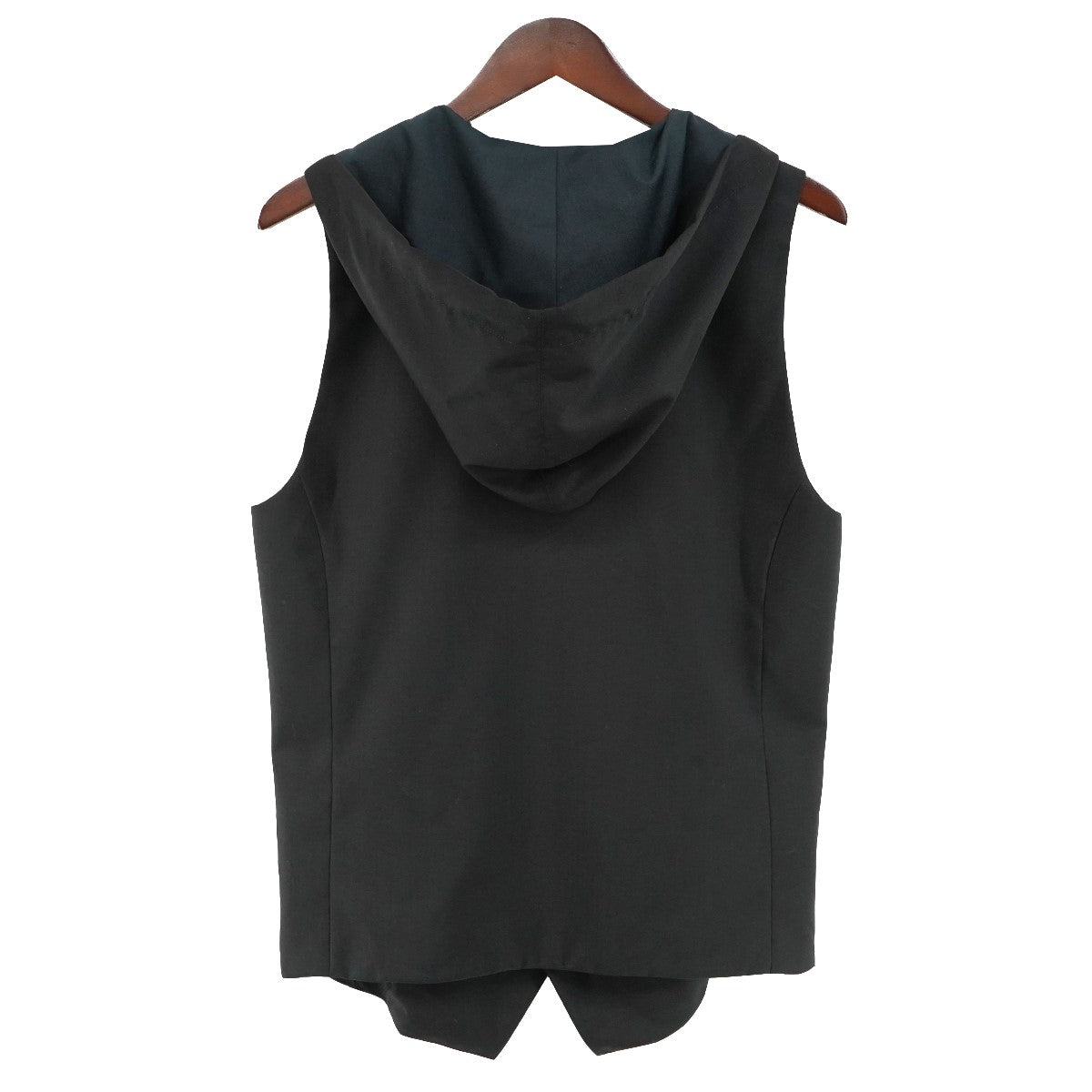 13SS Hooded Vest ／ Hooded Gilet フード付きベストバージンウール テーラードジレ