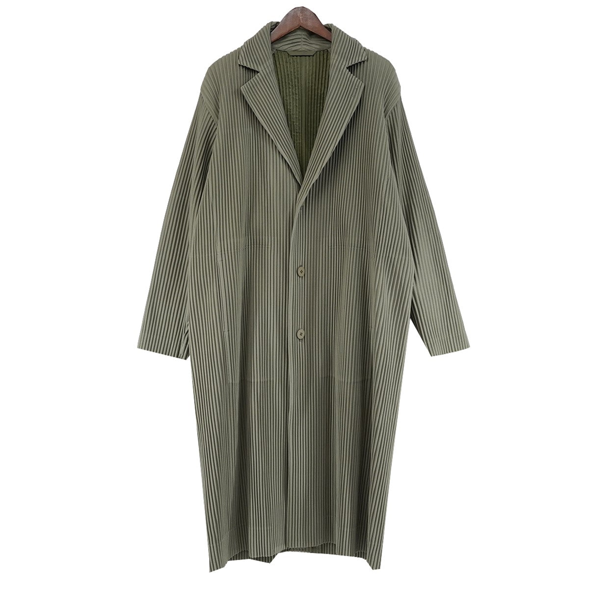 25AW TAILORED PLEATS 2 プリーツ ロング テーラード ジャケット コート