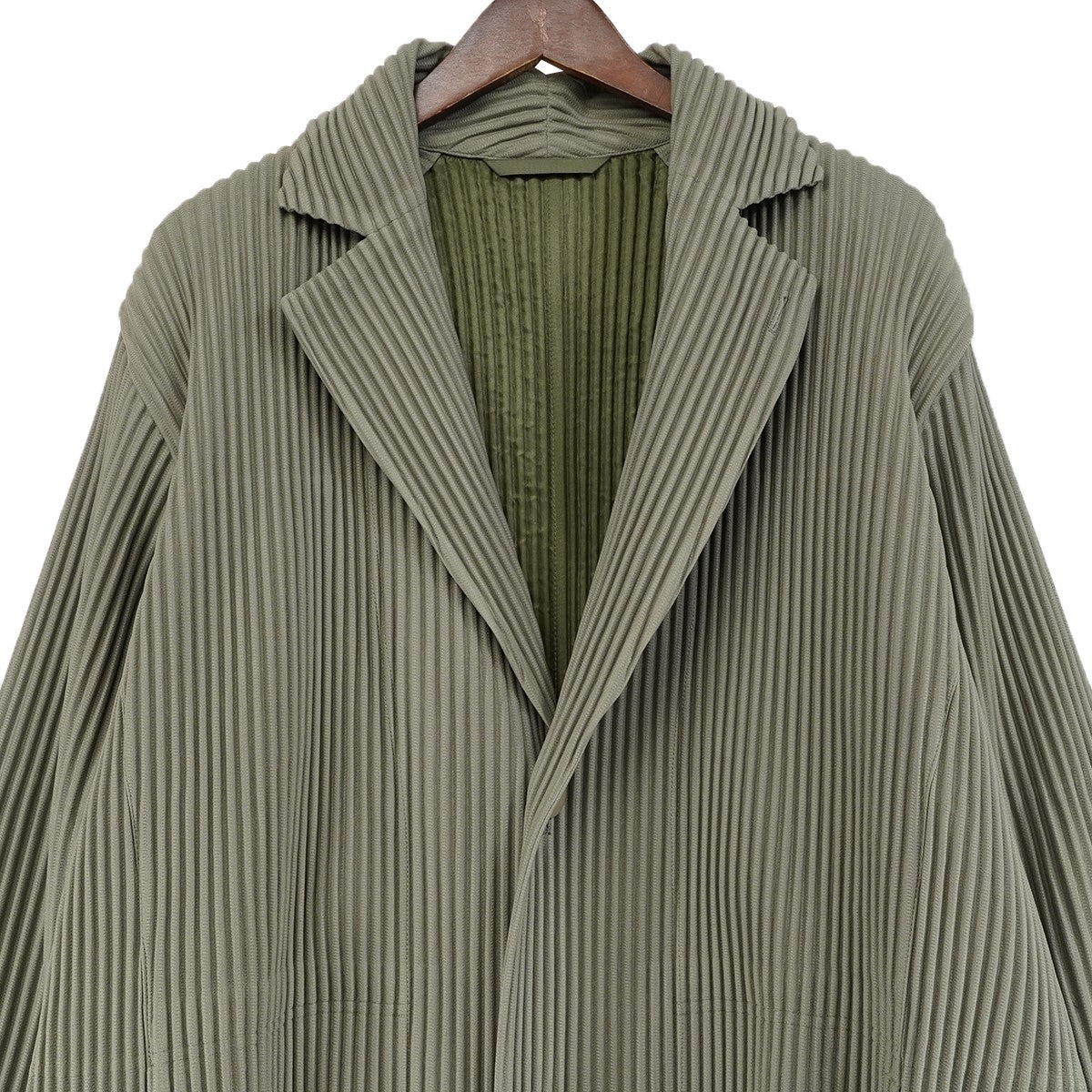 25AW TAILORED PLEATS 2 プリーツ ロング テーラード ジャケット コート