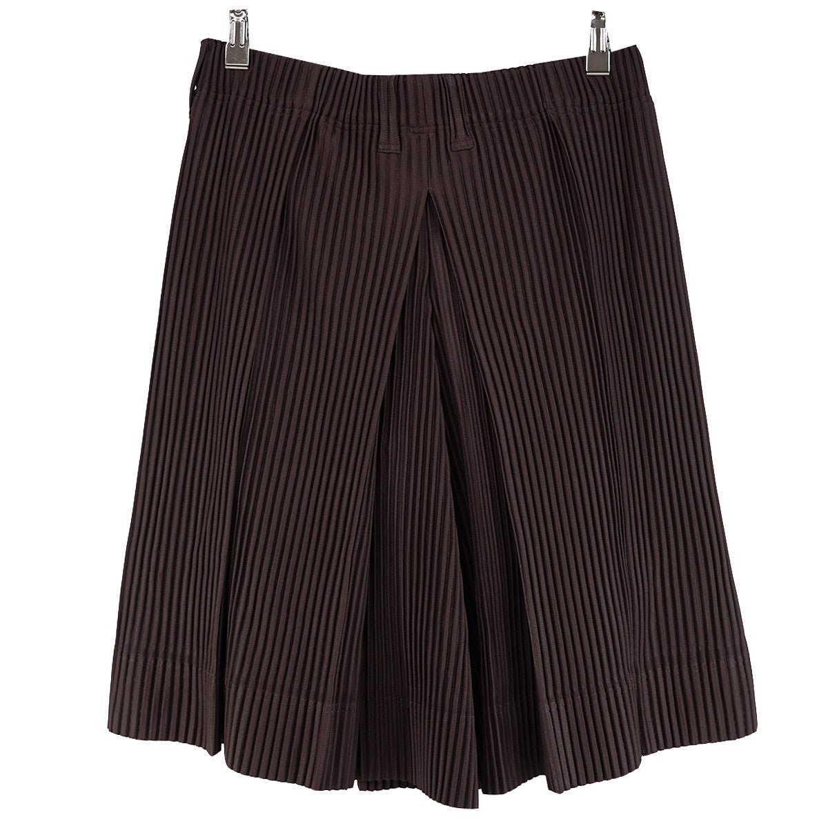 HOMME PLISSE ISSEY MIYAKE 26SS TAILORED PLEATS 2テーラード プリーツ 袴 ハカマ型 ショート イージー ショーツ ハーフ パンツ 古着・中古-3枚目のアイテム画像