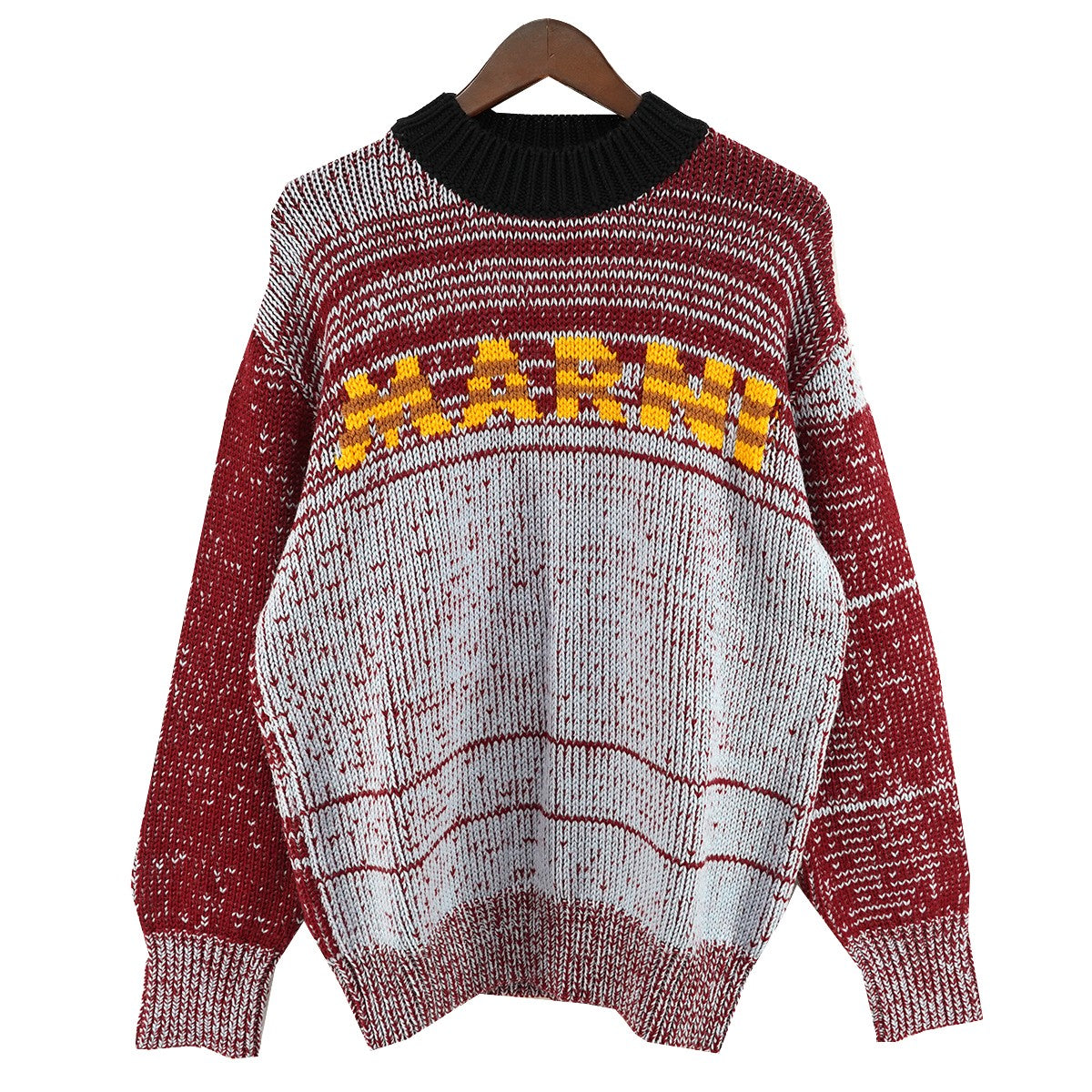 23AW Maglieria ロゴ インターシャ セーター ニット