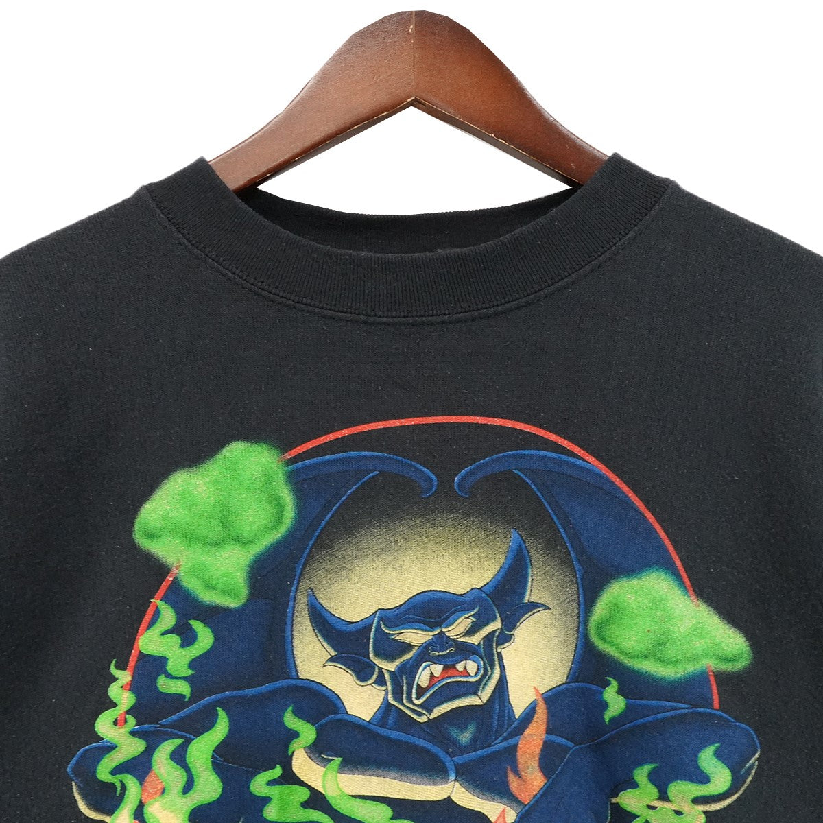 90s Chernabog Villains Double-Sided Sweat ヴィンテージVintage ディズニー ヴィランズ ロゴ チェルナボーグ クルーネック スウェット トレーナー