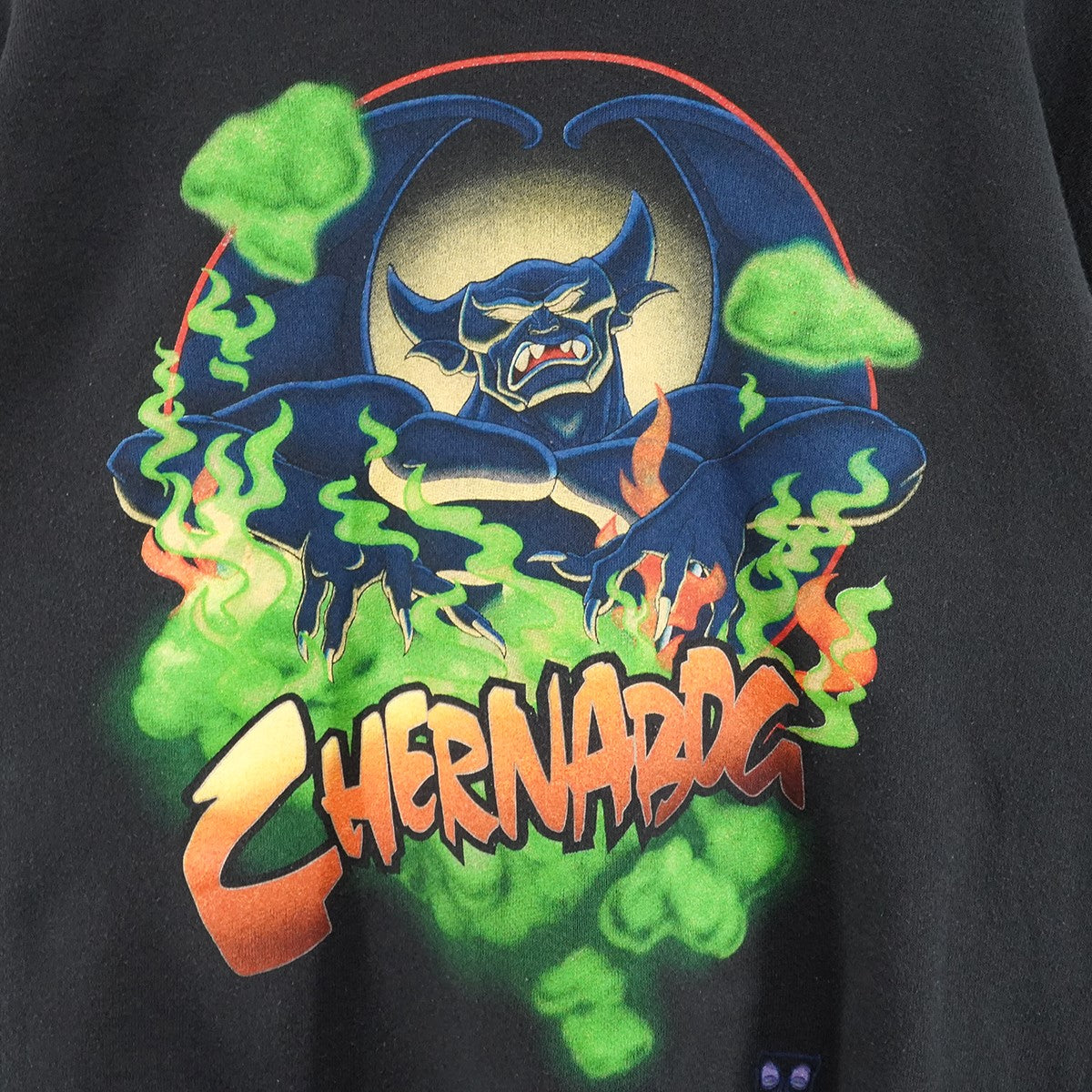 90s Chernabog Villains Double-Sided Sweat ヴィンテージVintage ディズニー ヴィランズ ロゴ チェルナボーグ クルーネック スウェット トレーナー