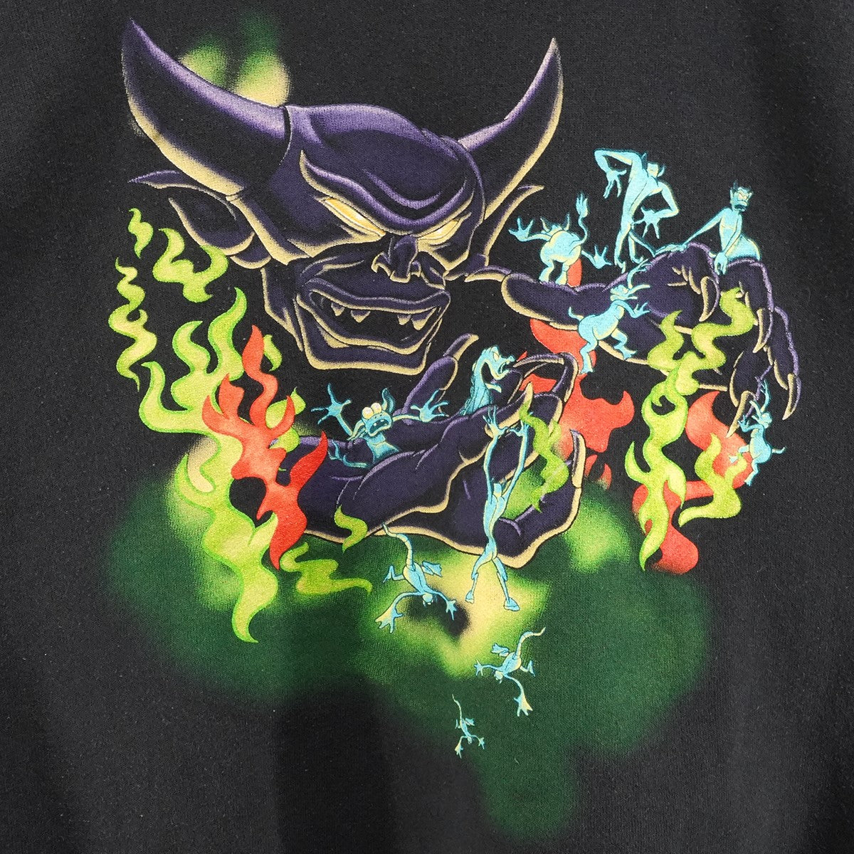 90s Chernabog Villains Double-Sided Sweat ヴィンテージVintage ディズニー ヴィランズ ロゴ チェルナボーグ クルーネック スウェット トレーナー