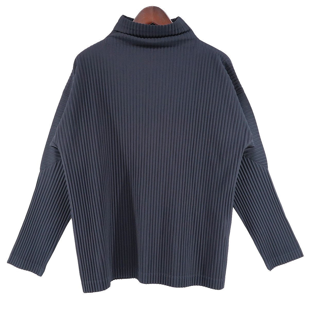 25AW BASICS ハイネック プリーツ ロングスリーブ 長袖 Tシャツ ロンT