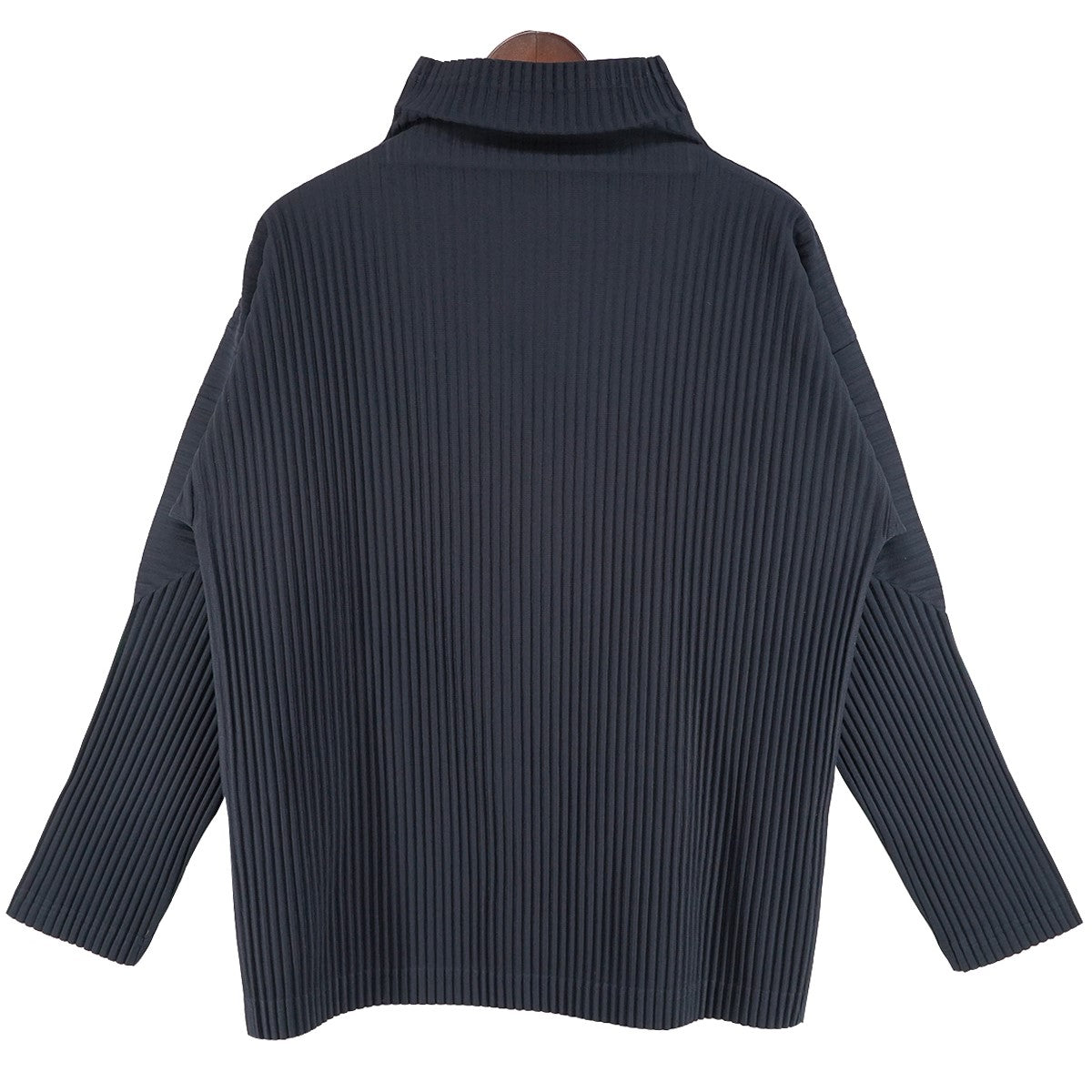 25AW BASICS ハイネック プリーツ ロングスリーブ 長袖 Tシャツ ロンT