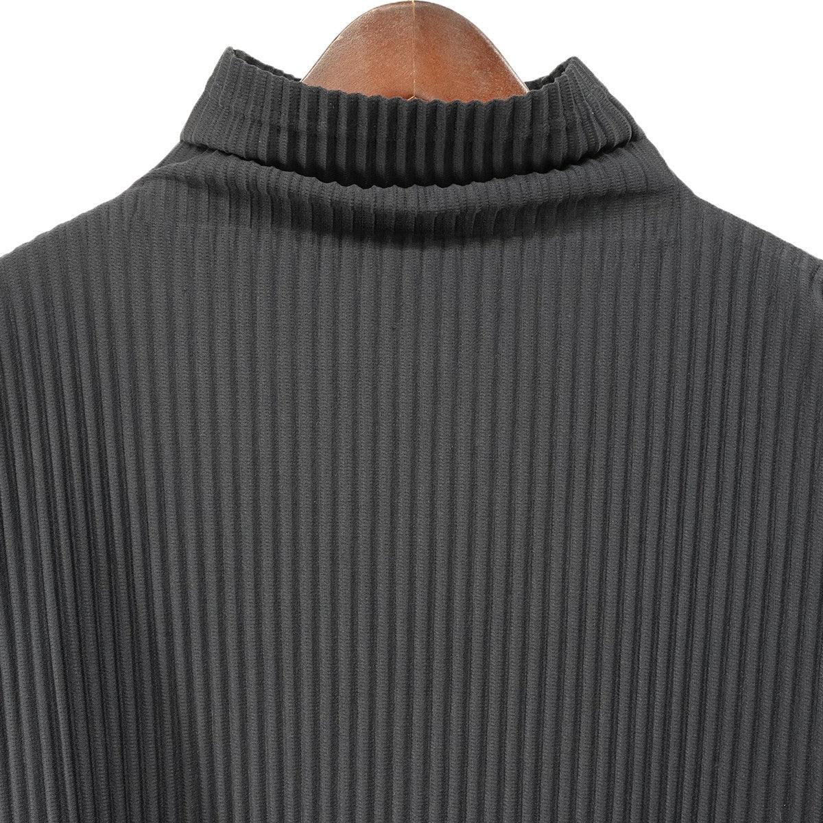 25AW BASICS ハイネック プリーツ ロングスリーブ 長袖 Tシャツ ロンT