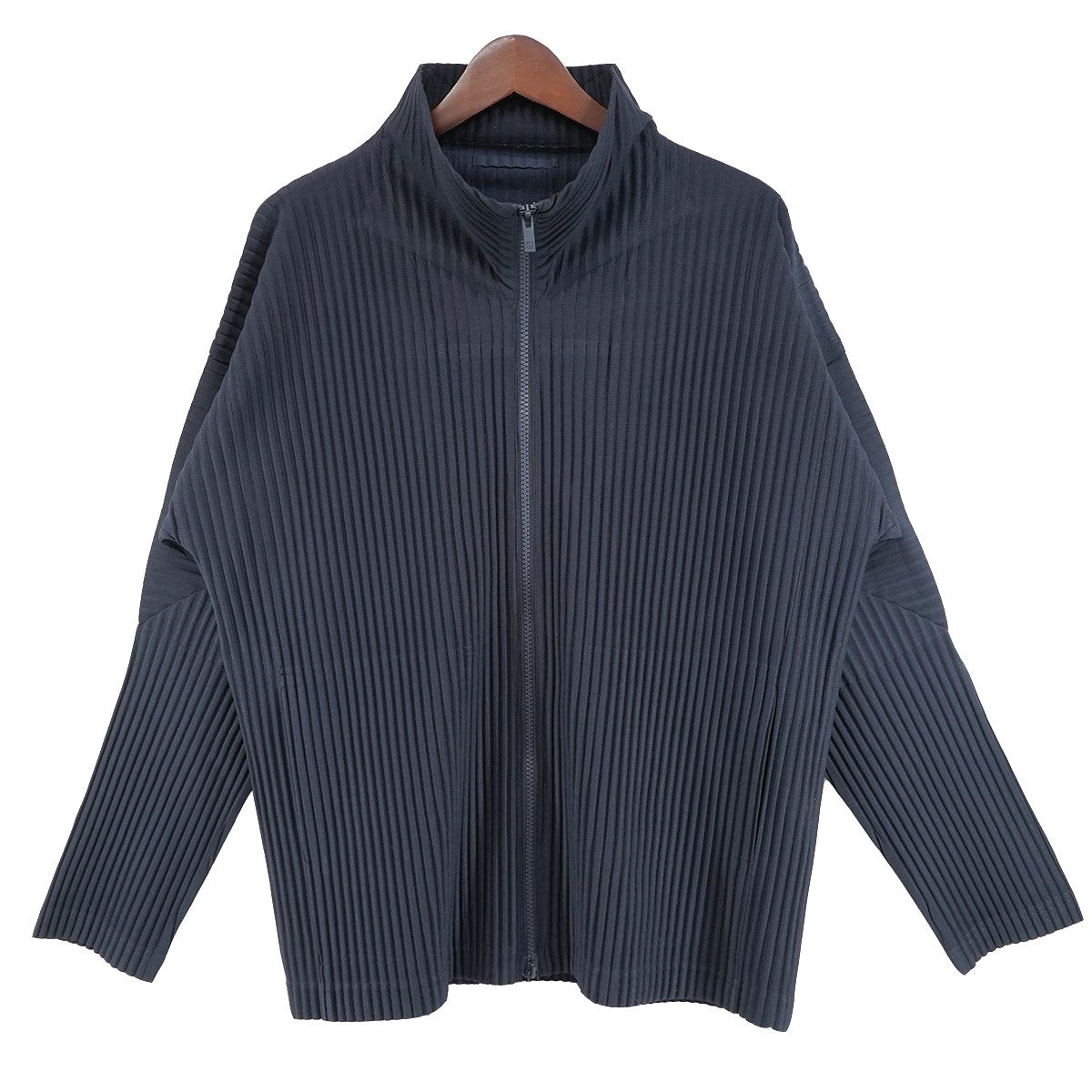 25AW BASICS プリーツ ジップアップ ジャケット