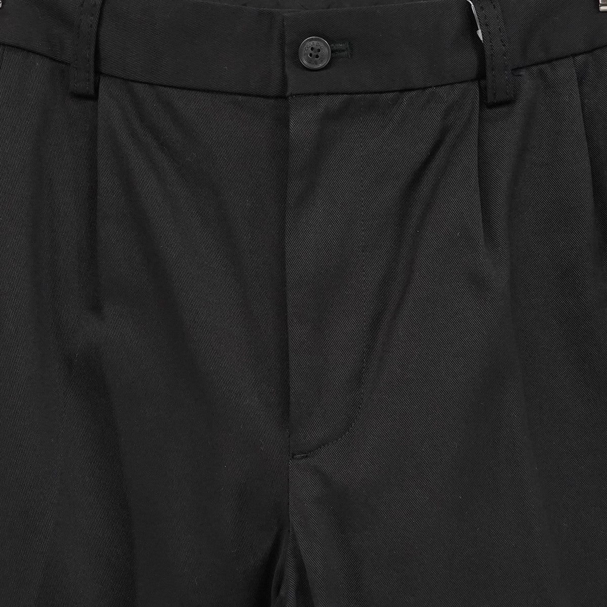 23SS × BROOKS BROTHERS チノ トラウザーツータック ウエスト ロゴテープ ワイド スラックス パンツ