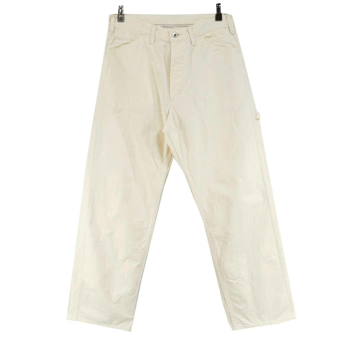 14SS 製品洗い加工 コットンツイル ワーク デニム パンツ